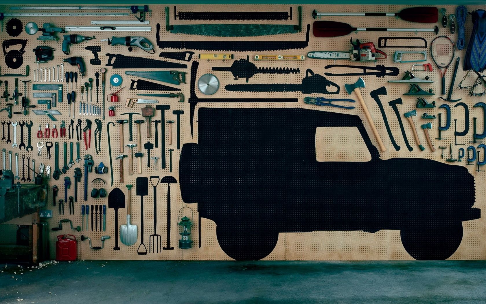 Типичный гараж обои