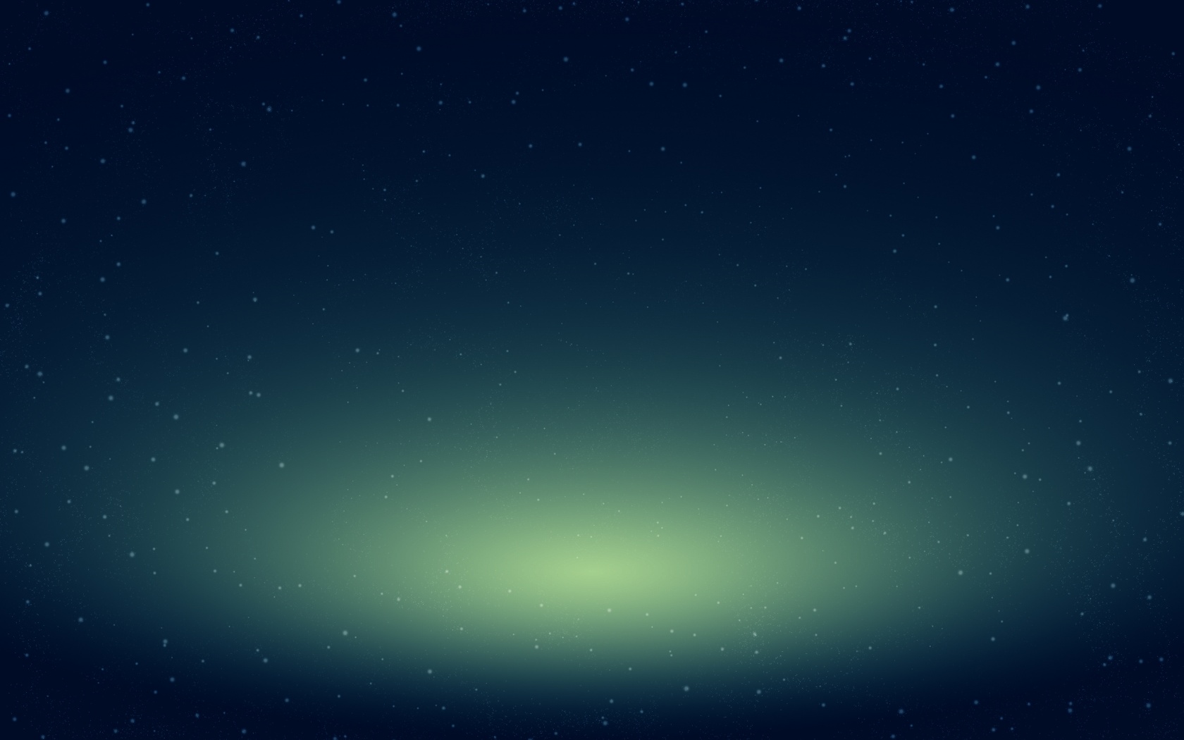 Свечение в ночном небе обои