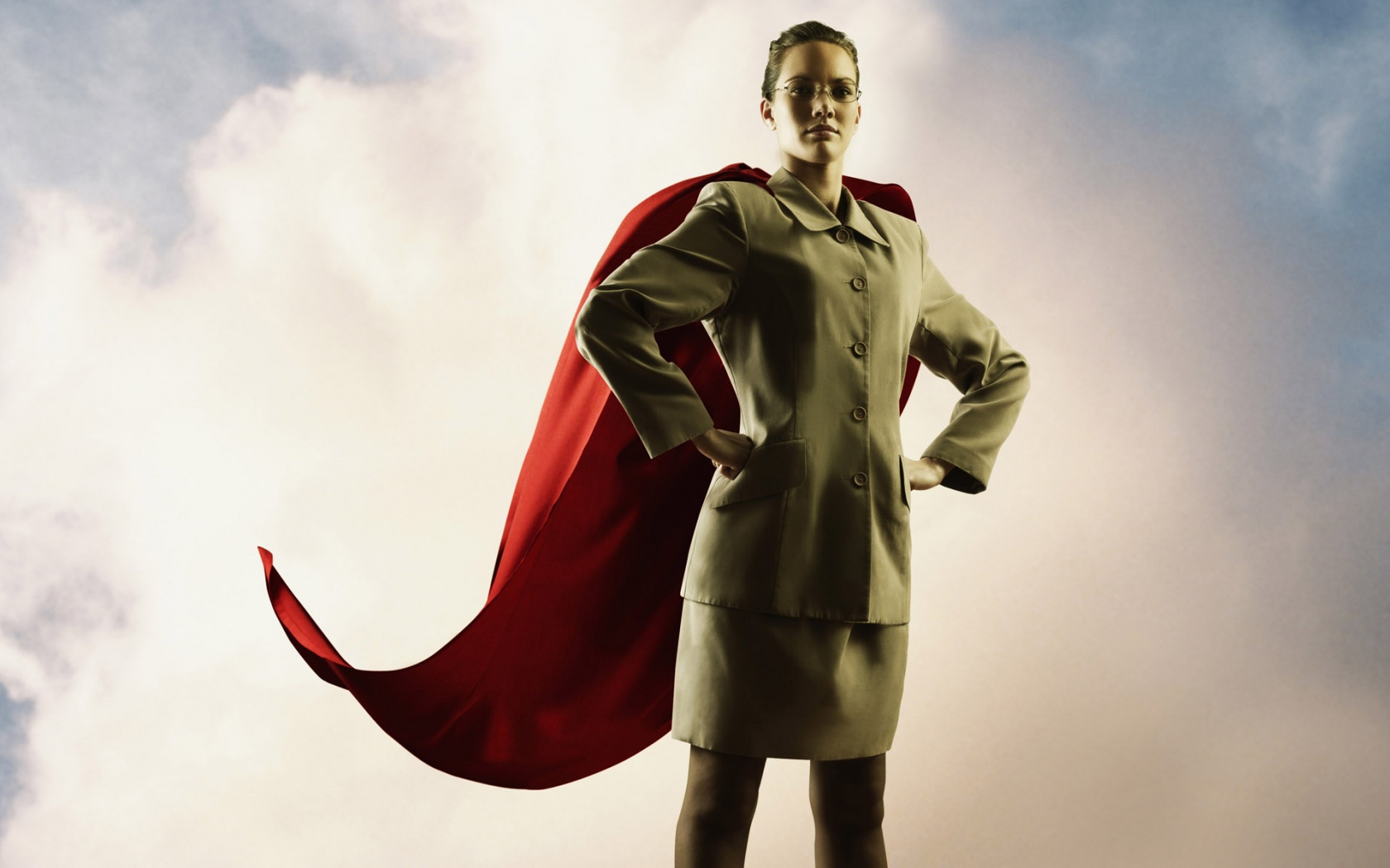 Офисный супергерой обои