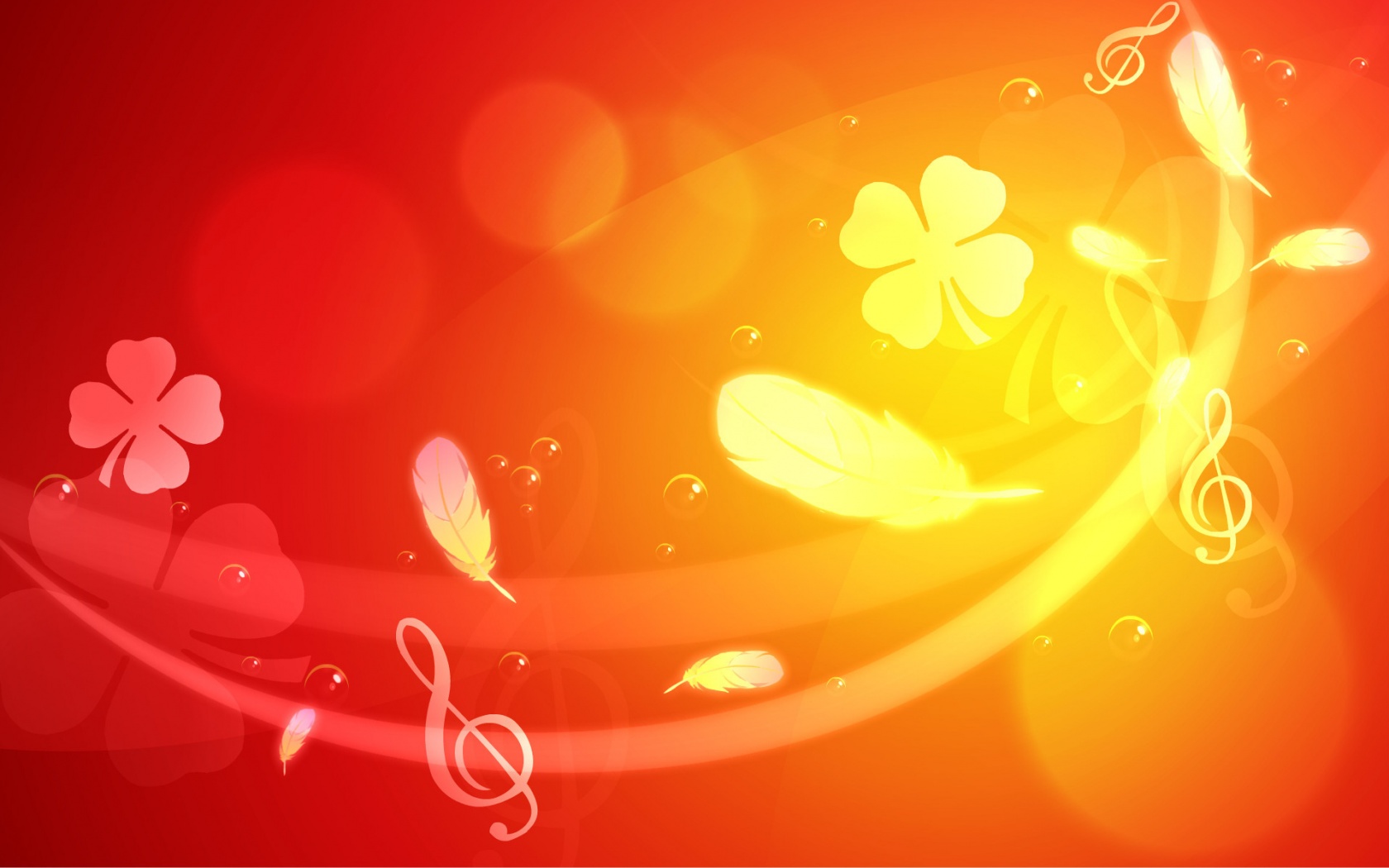 Тёплая энергия света обои