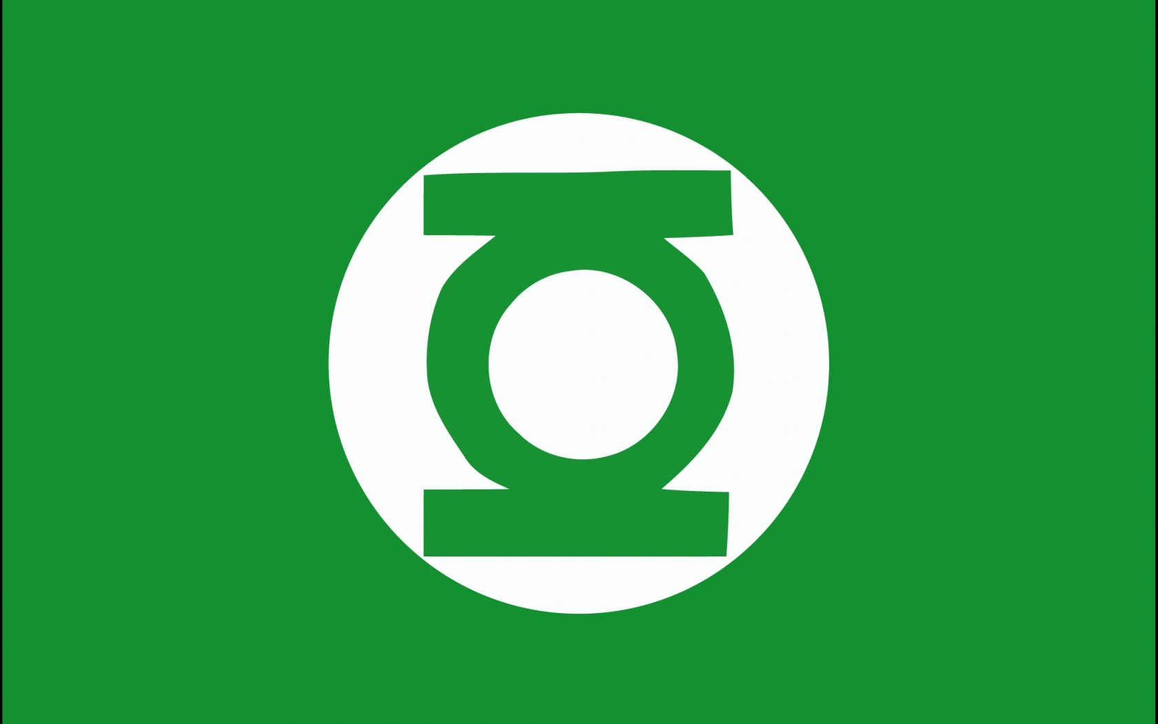 Знак Зеленого фонаря обои