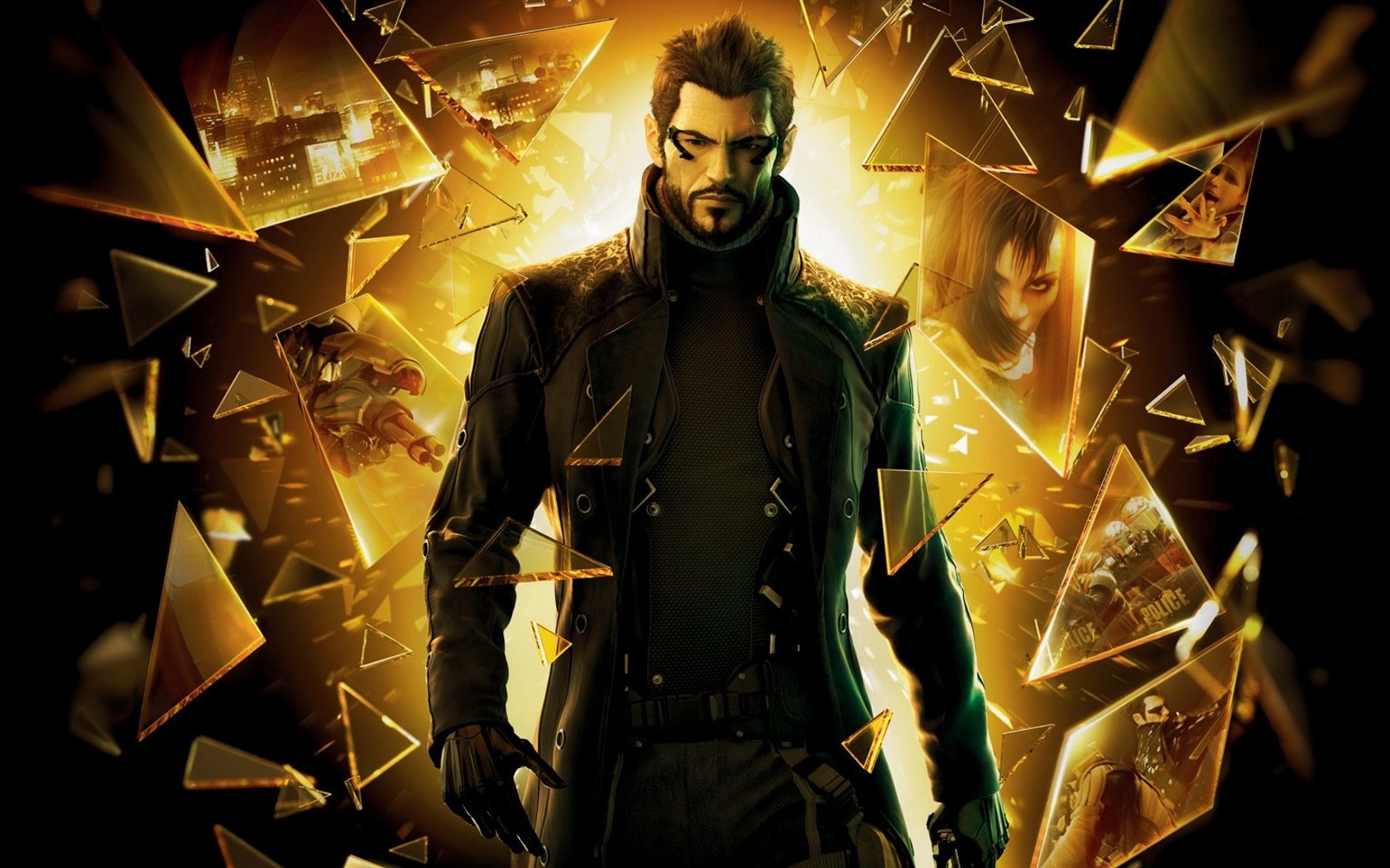 Адам Дженсен из Deus Ex : Human Revolution обои