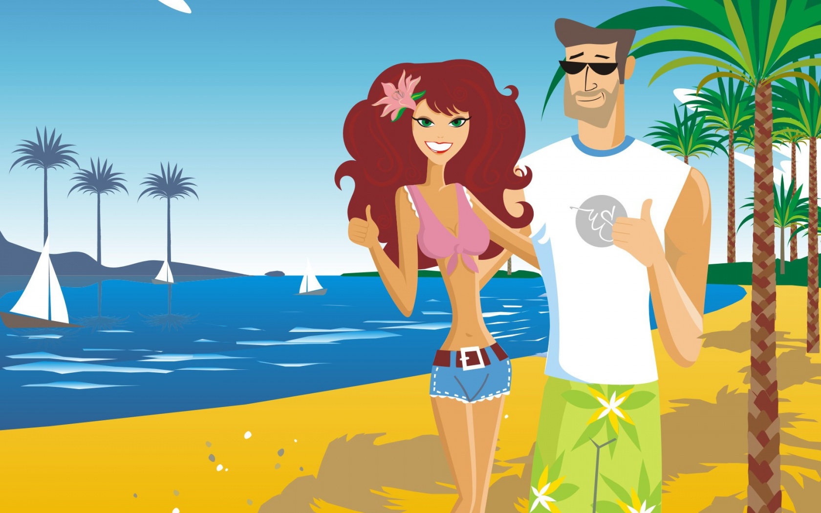 Отпуск на позитиве обои