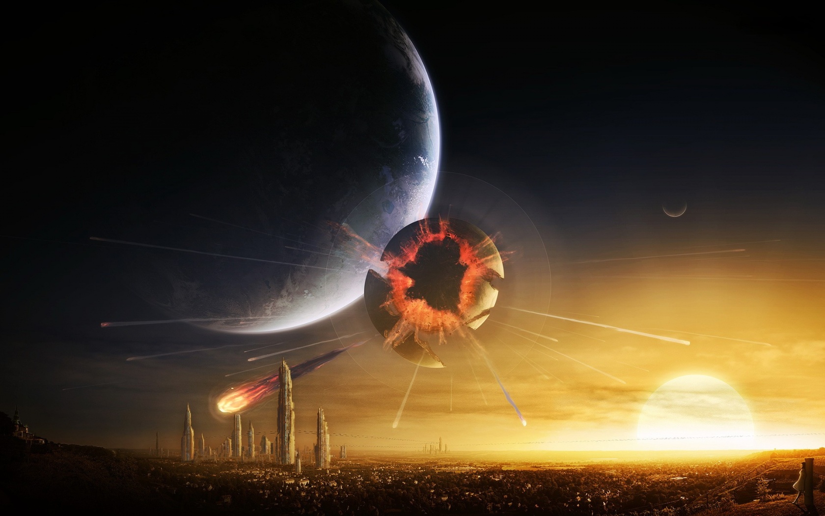 Катастрофа планетарного масштаба обои