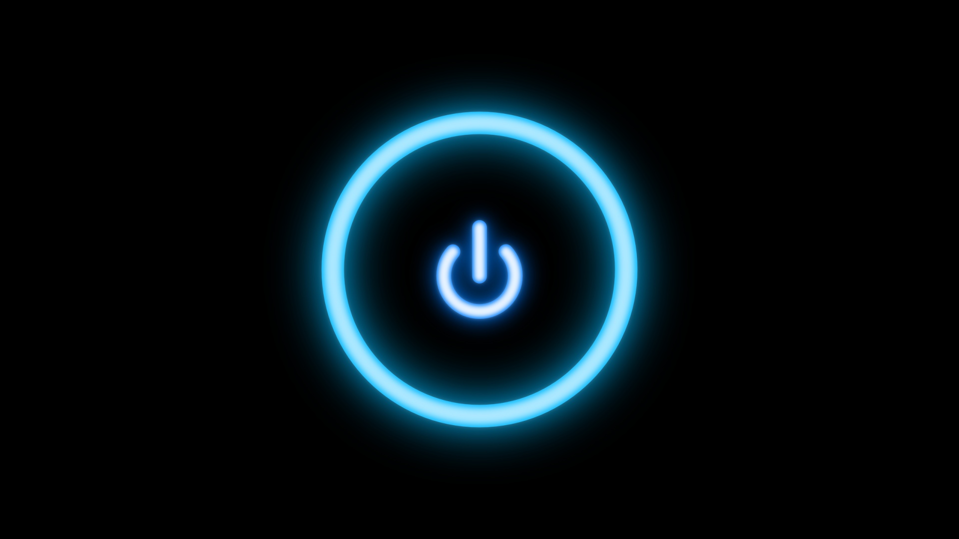 Горящая кнопка запуска обои