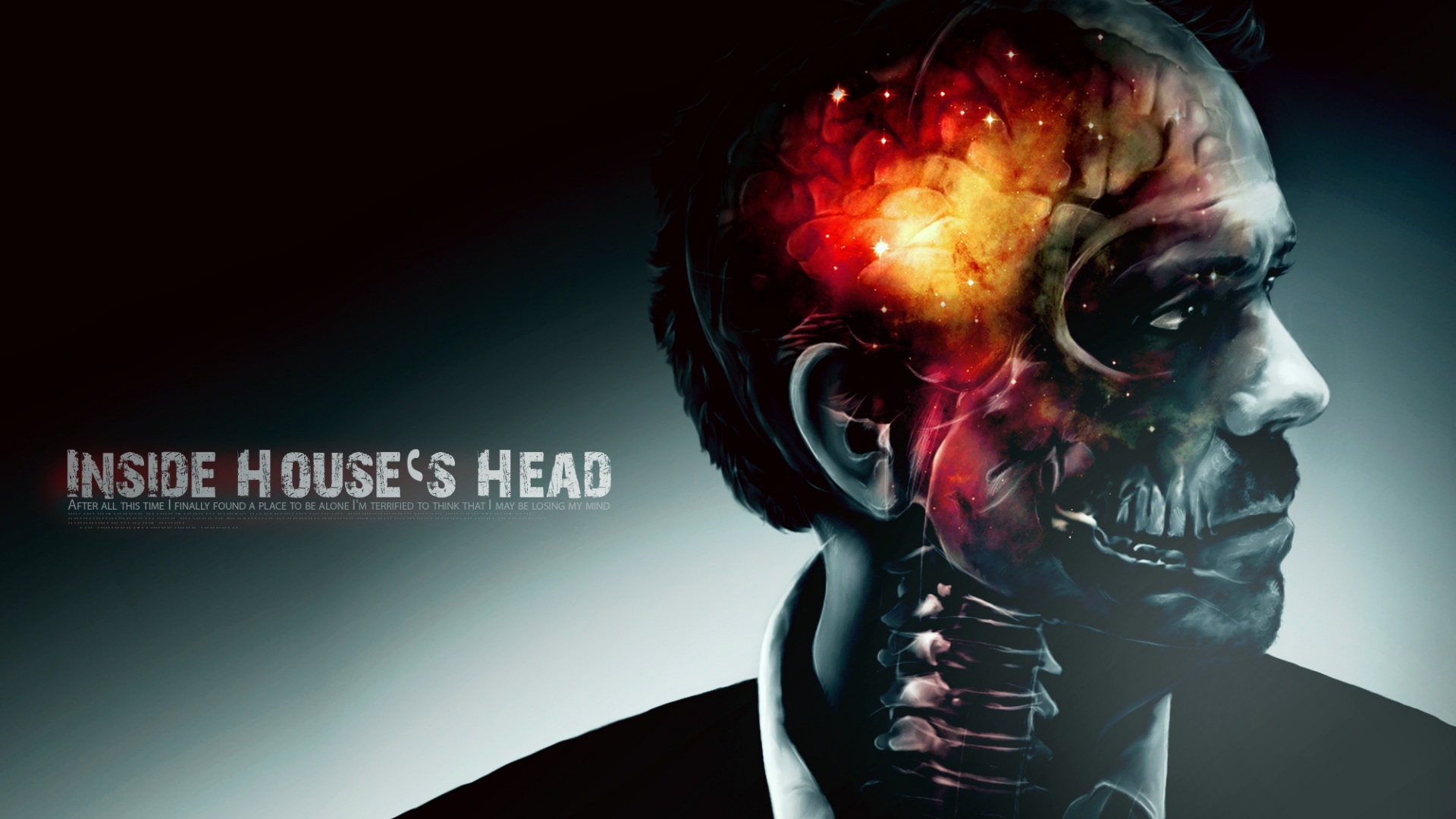 В голове доктора Хауса обои