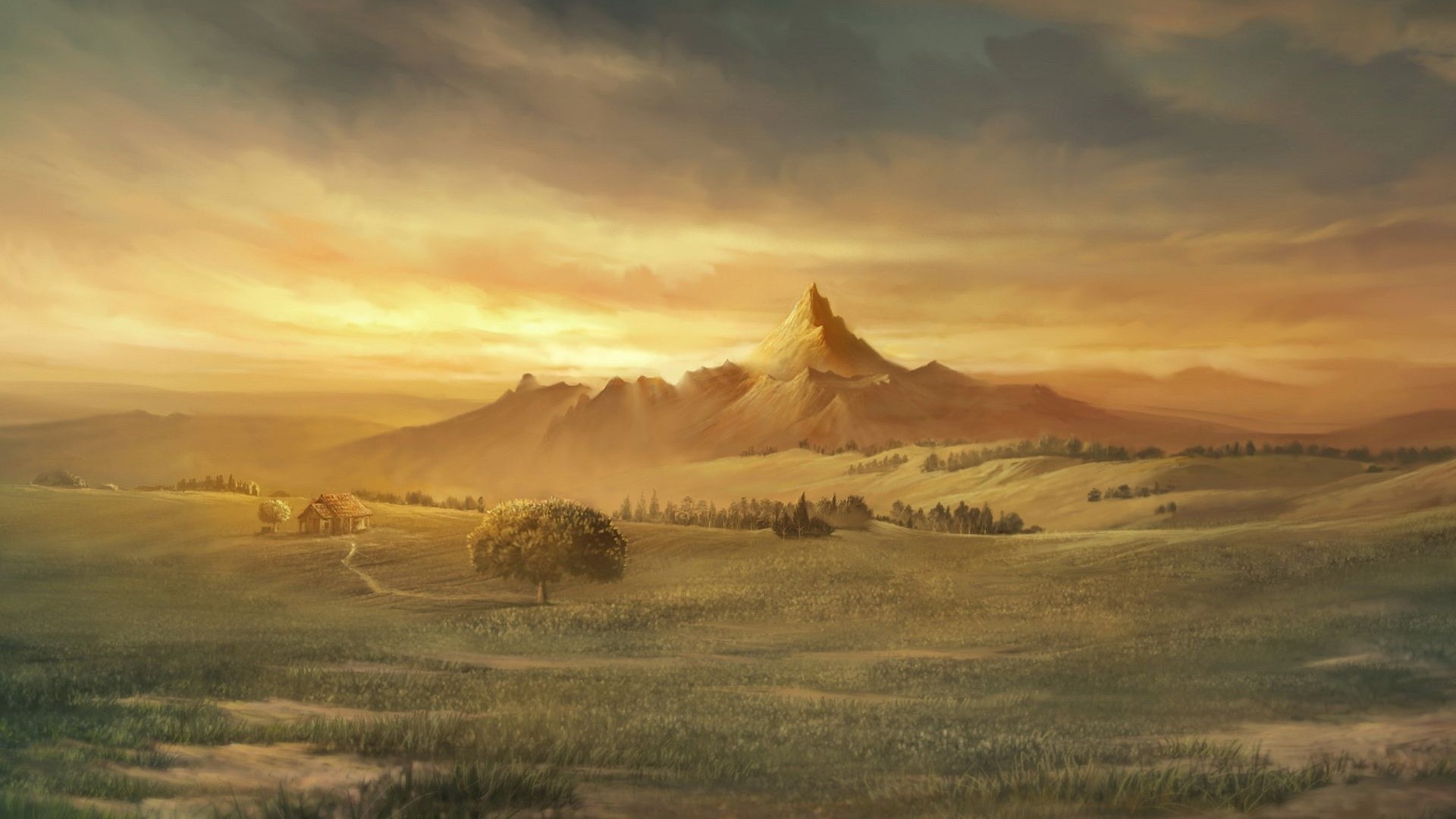 Пейзаж обои