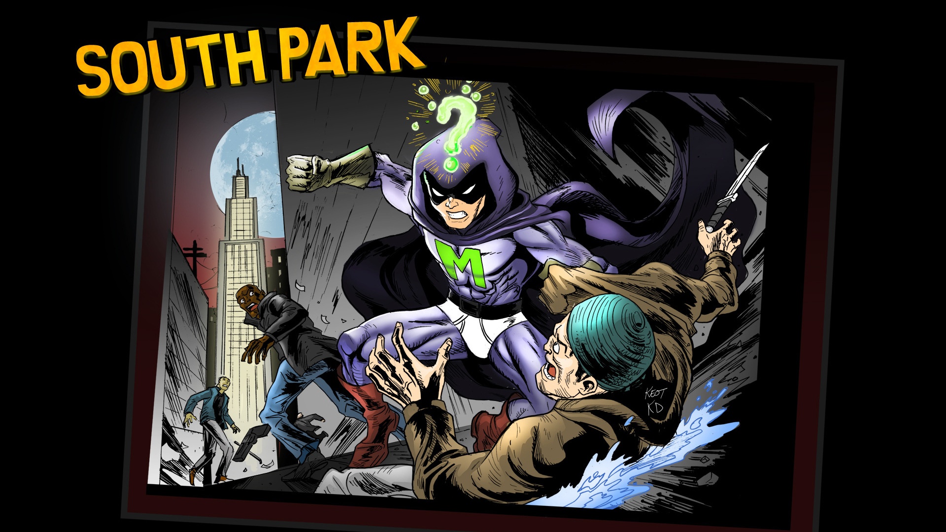 Комикс про Мистериона обои