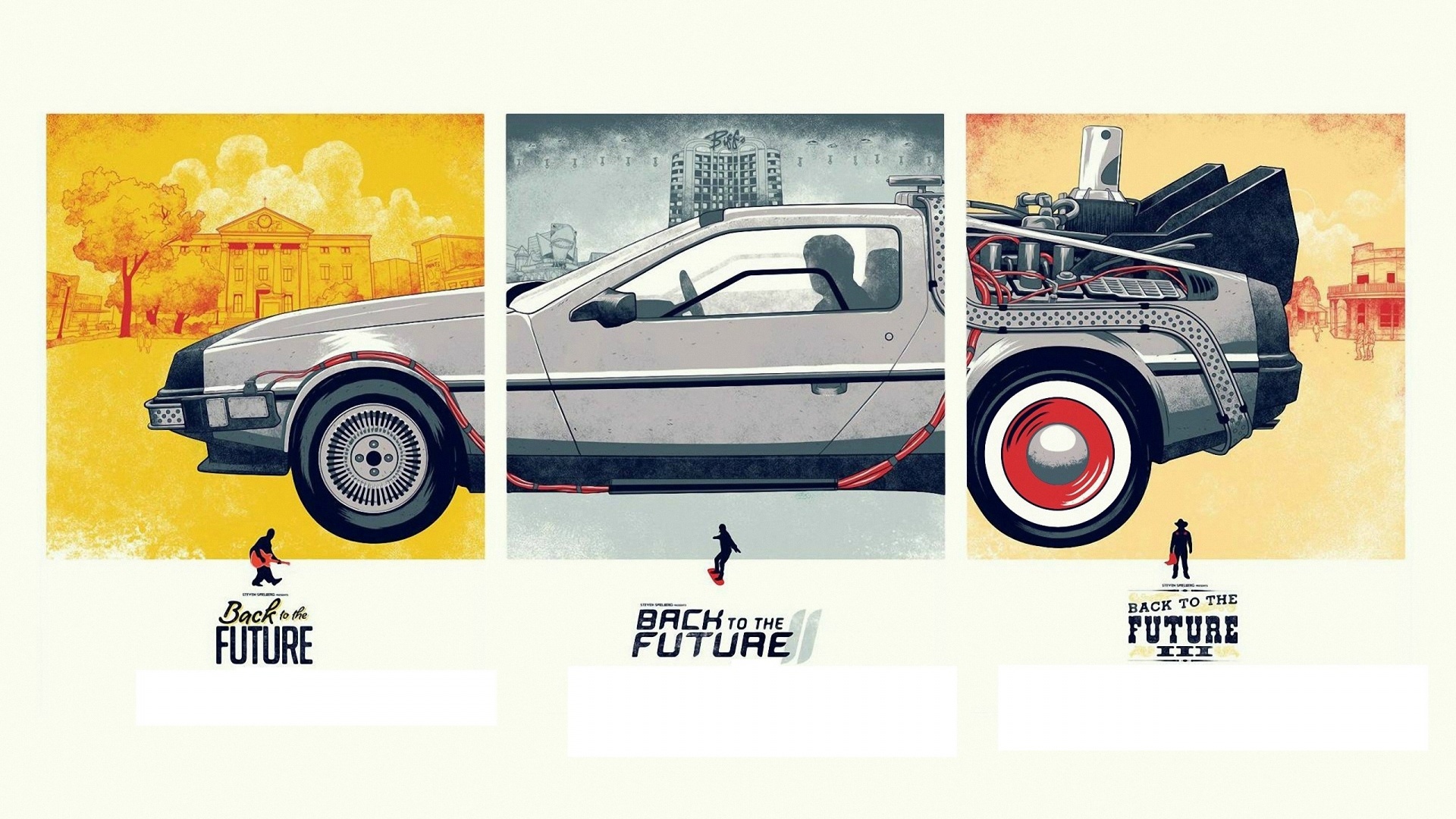 Делориан из Назад в будущее обои