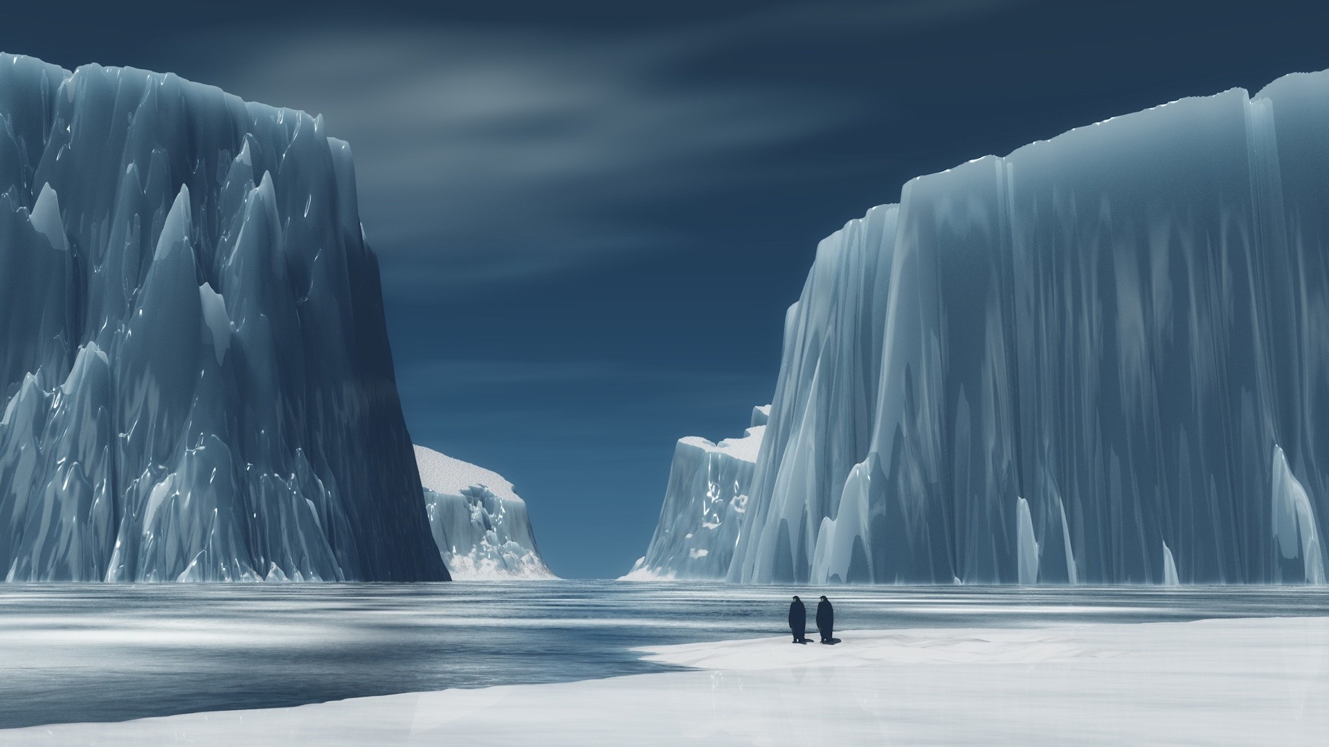 Ледяные горы обои