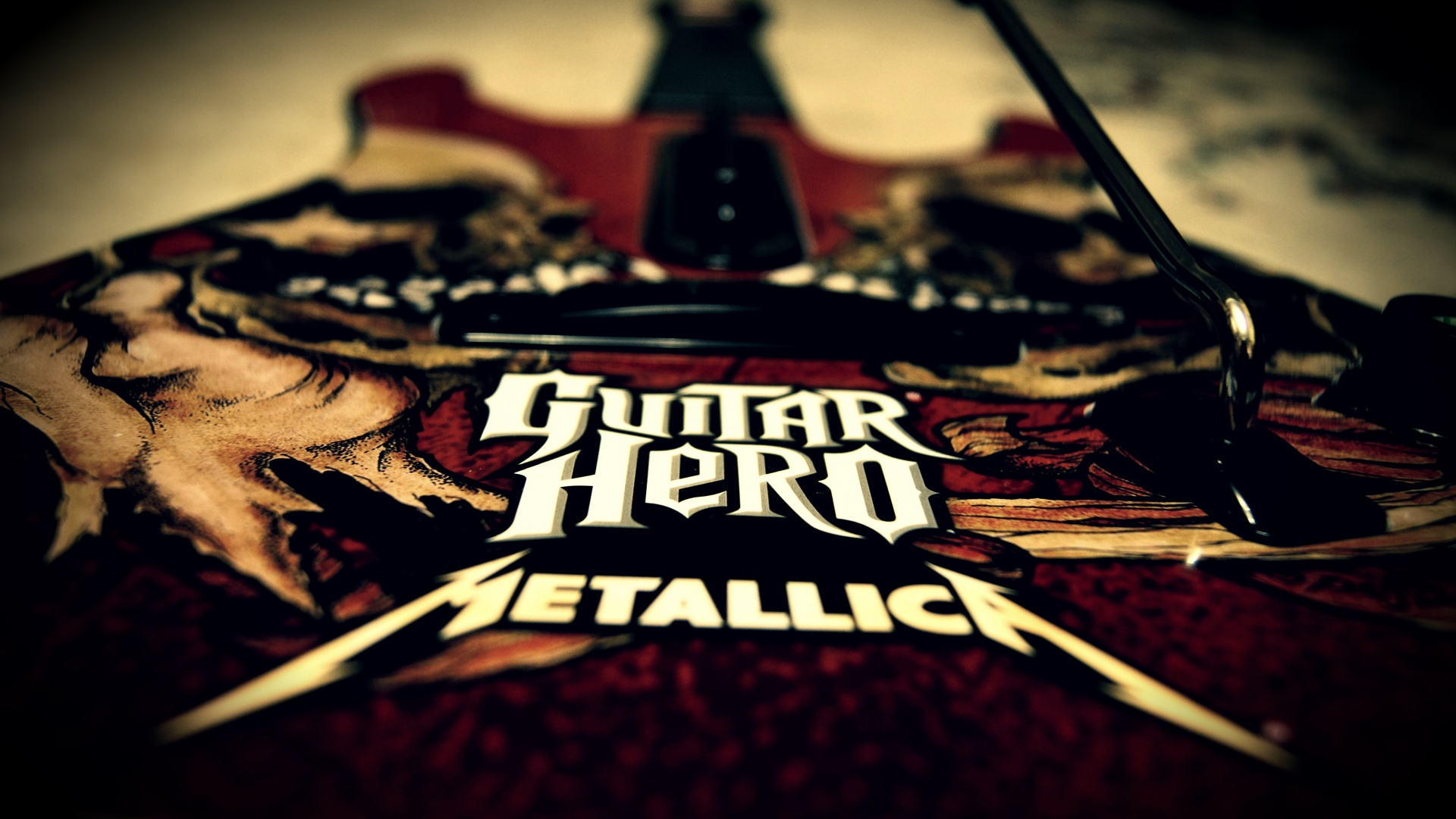 Контролер для Guitar Hero с Металликой обои