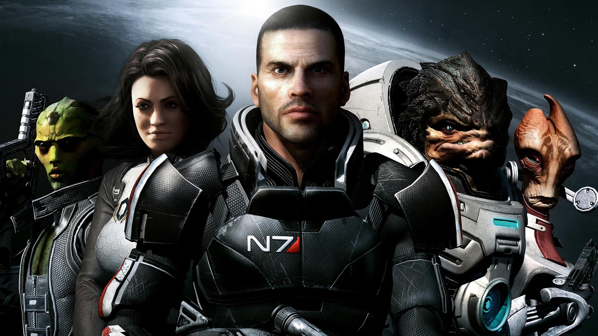 Mass Effect N7 обои