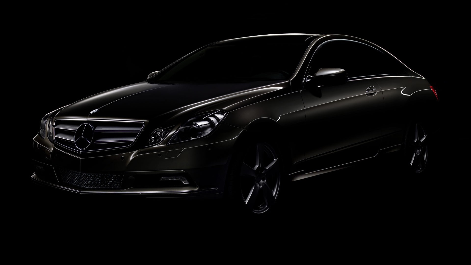 Черный Мерседес обои