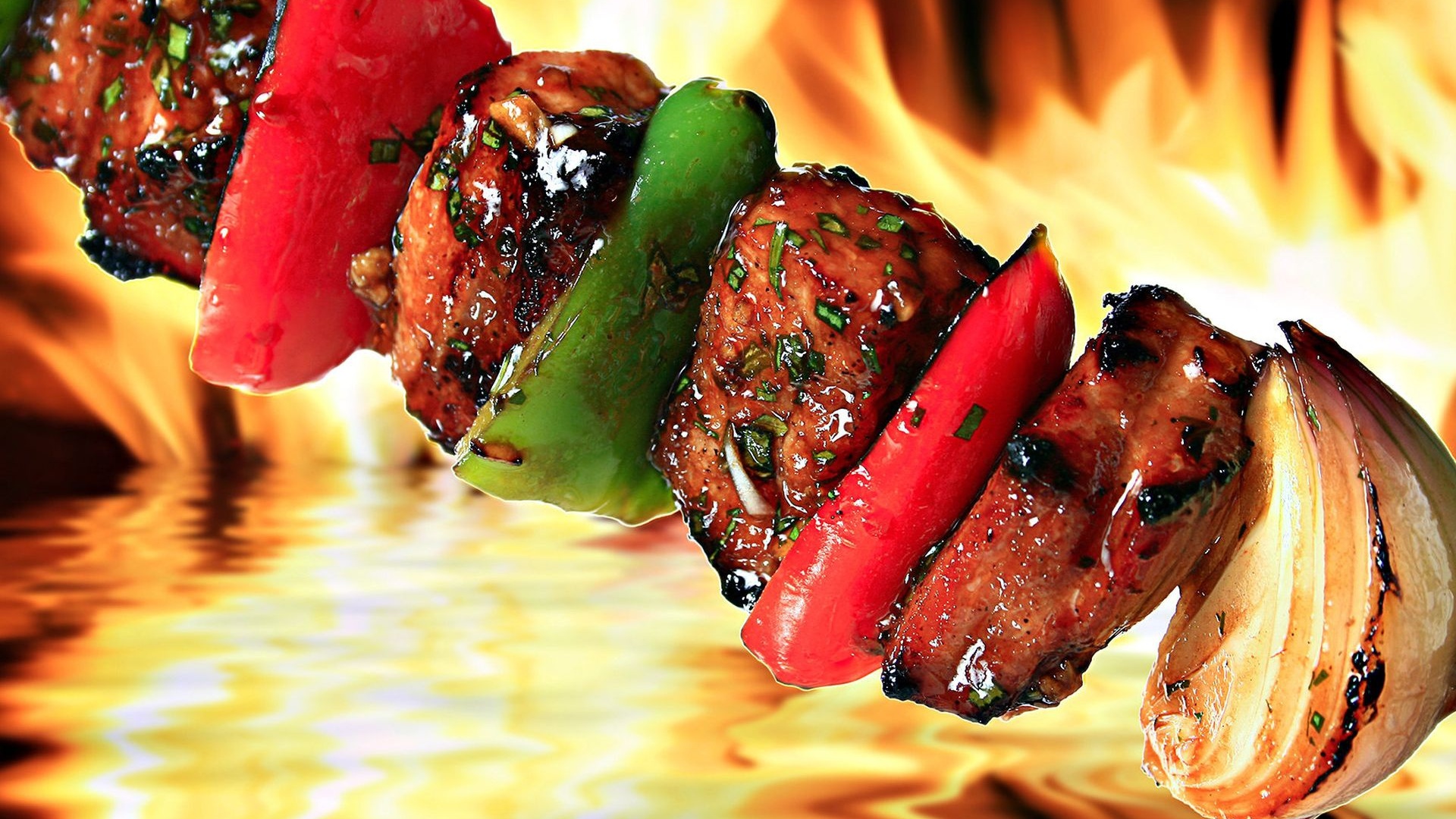 Сочный шашлычок обои