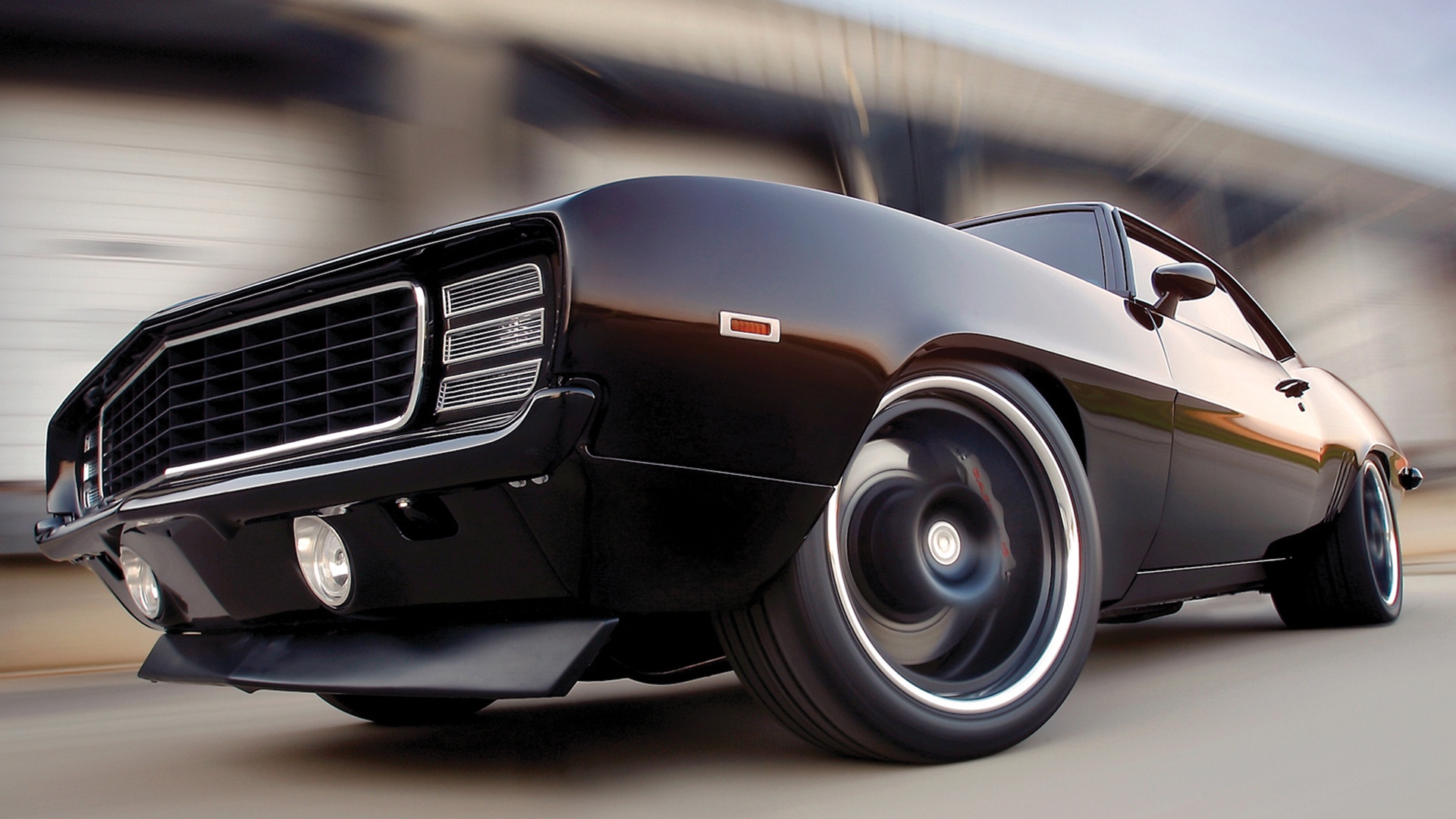 Мускул кар на повороте обои