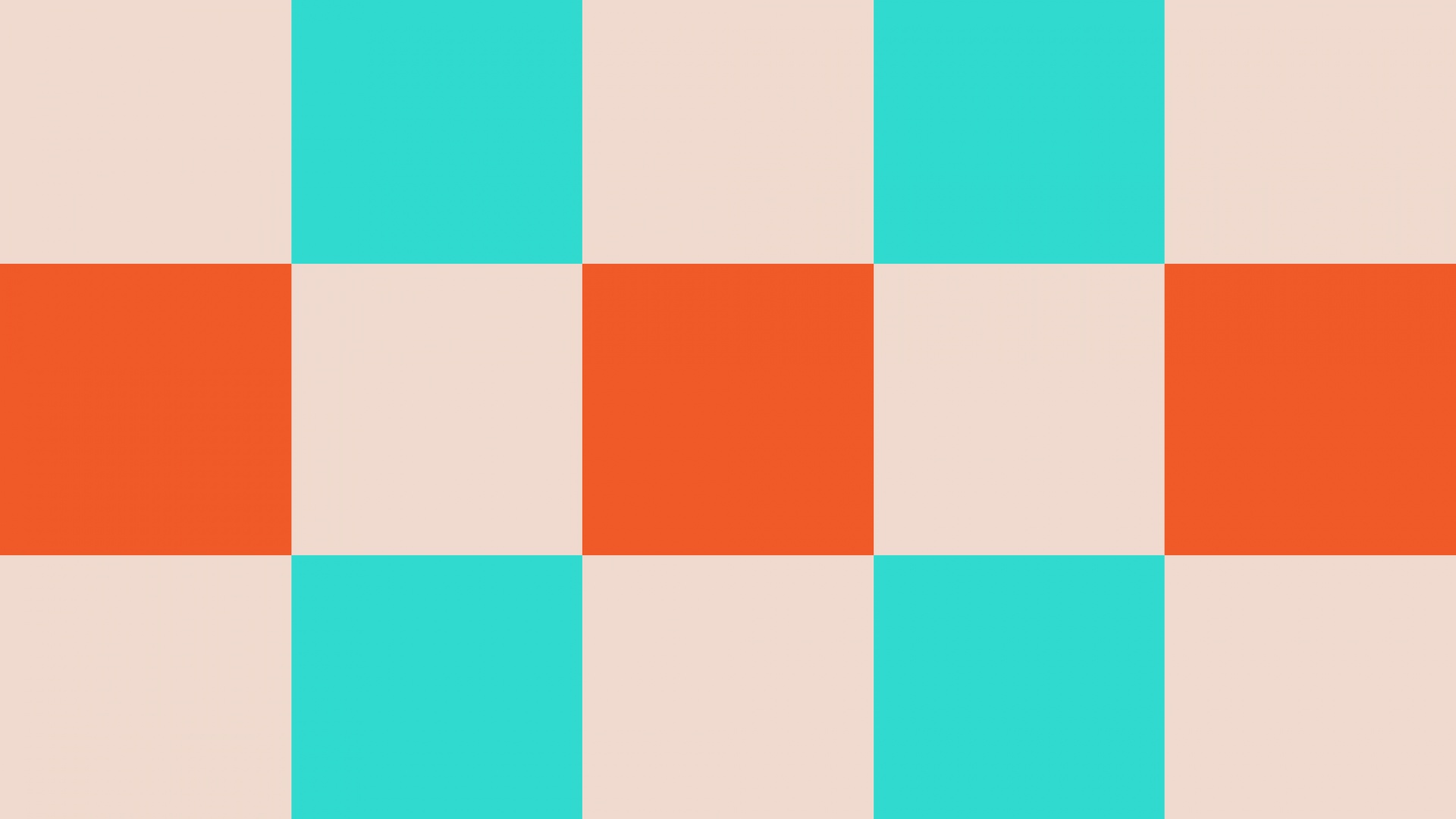 Оранжевые голубые и белые клетки обои