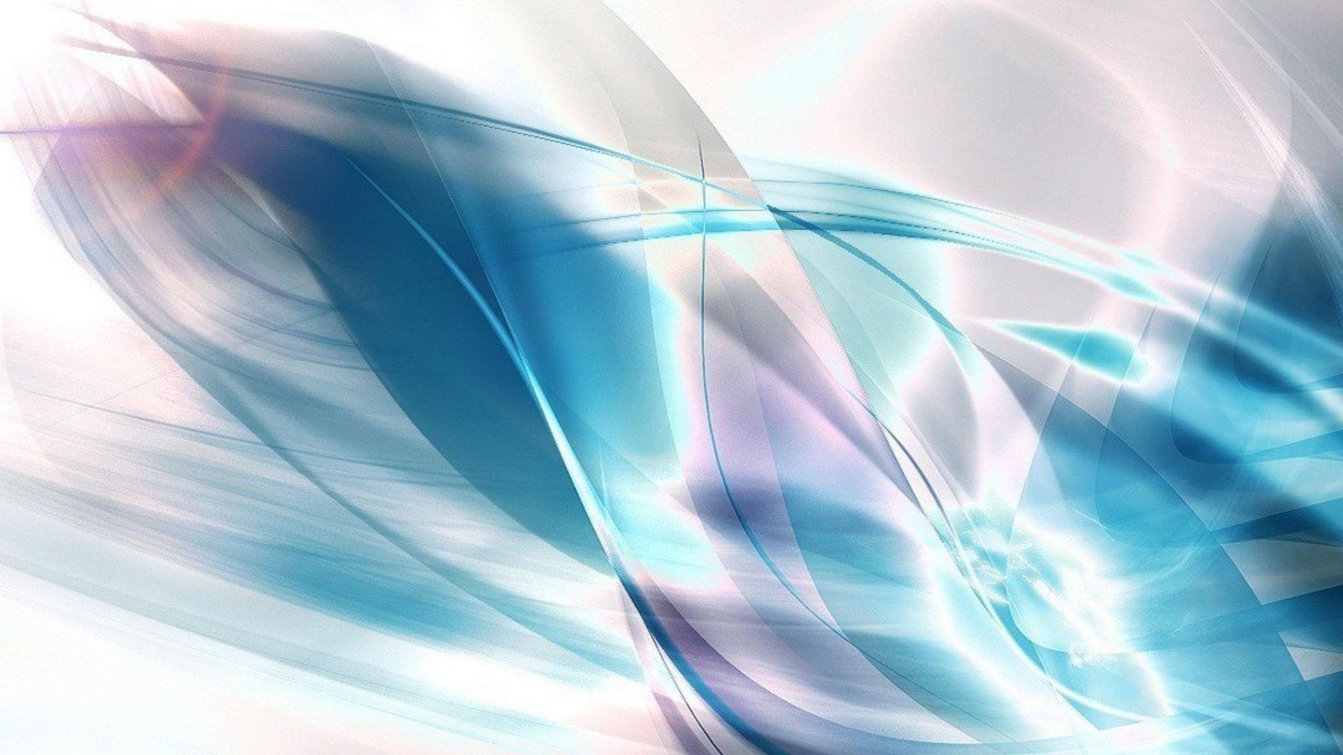 Светящиеся полупрозрачные волны обои