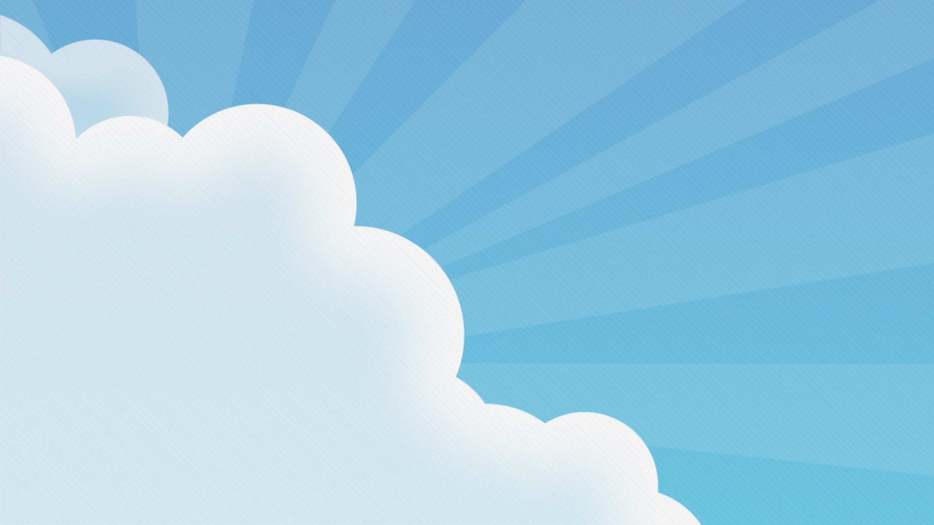 Лучи из-за облака обои