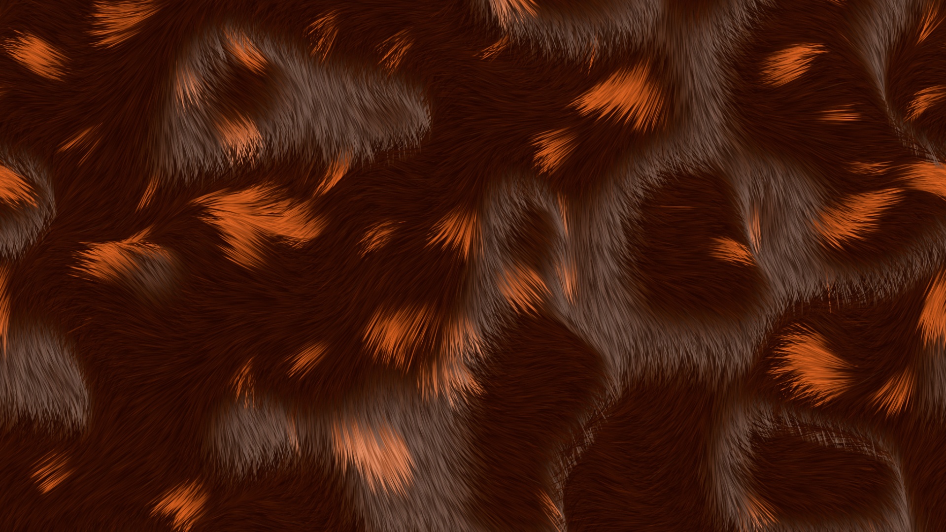 Льющийся волнами мех обои