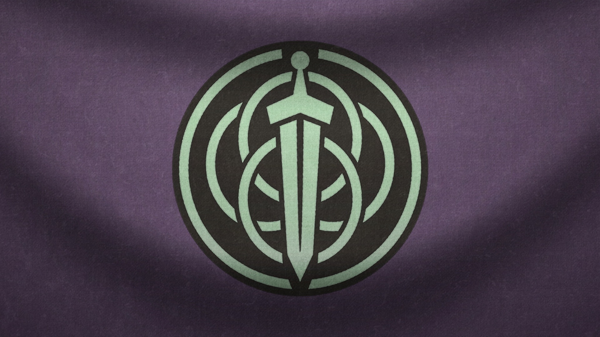 Меч на фоне колец обои