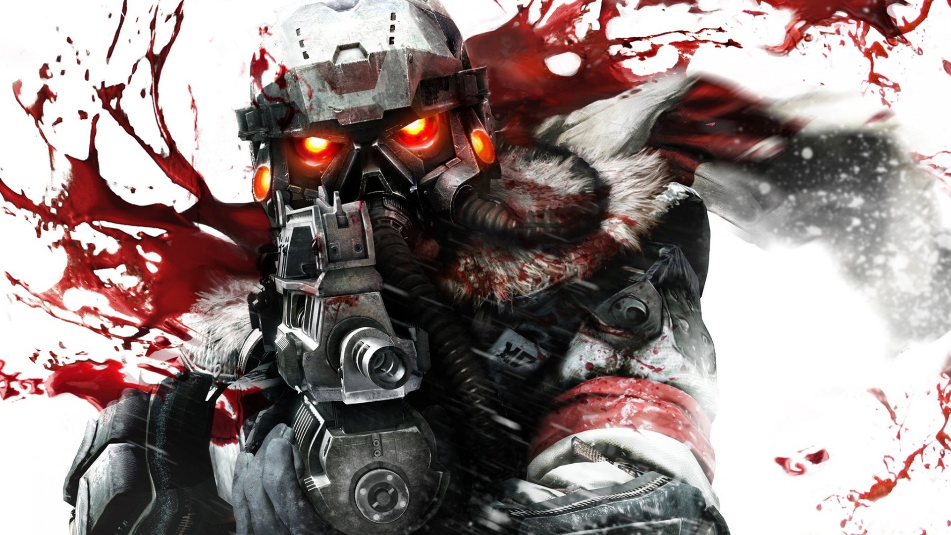 Боец в зимней форме обои