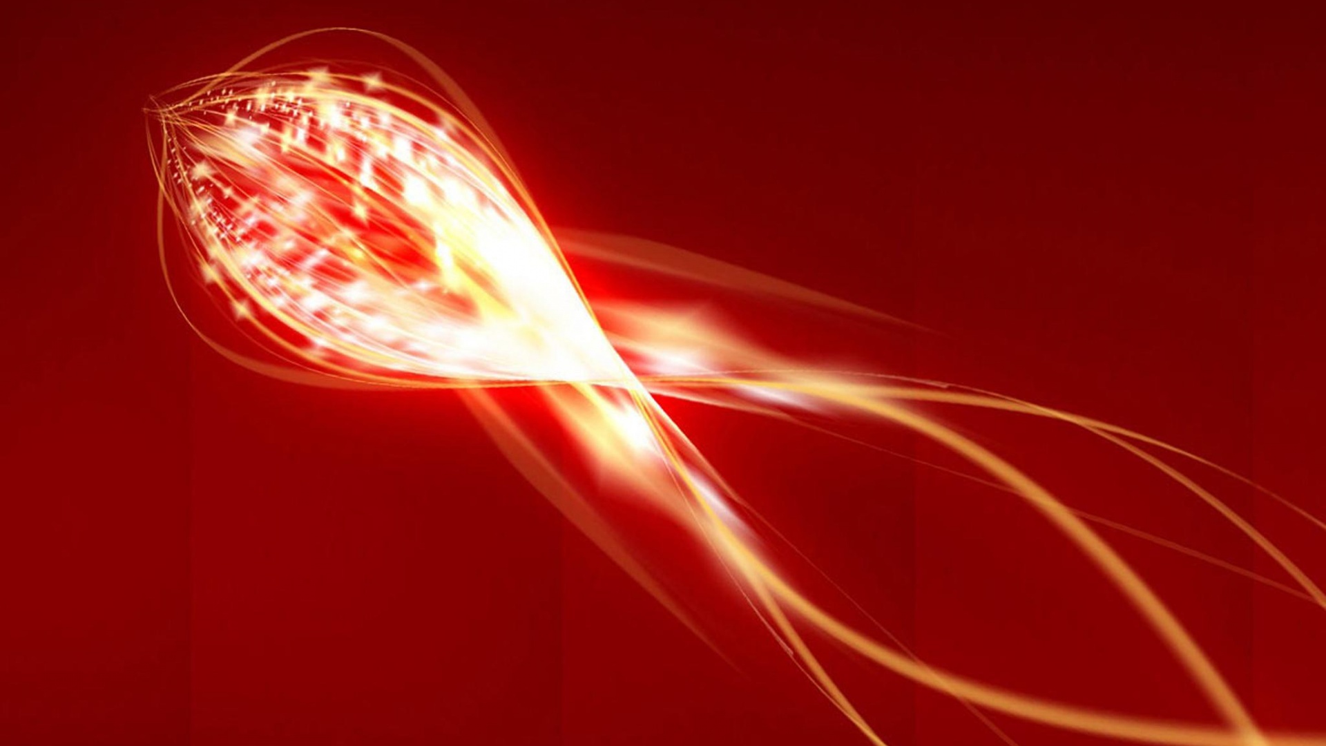 Сгусток красных линий обои