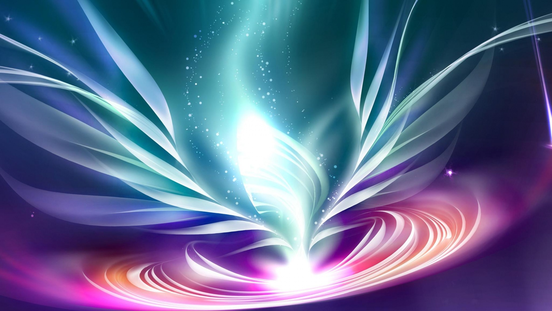 Световой вихрь обои