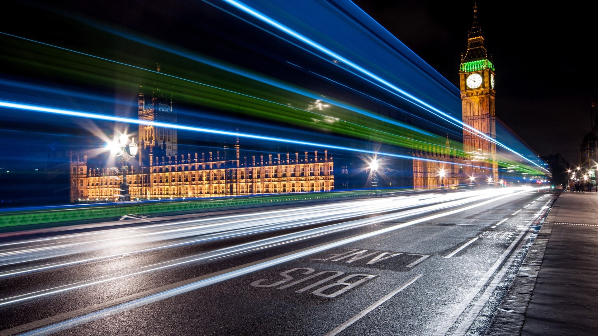 Ночной лондон обои