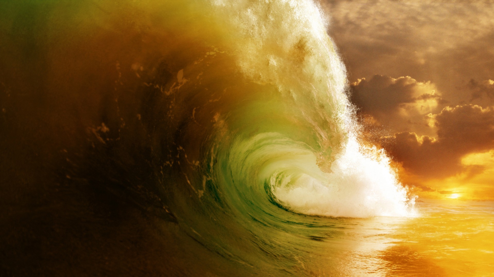 Цунами обои