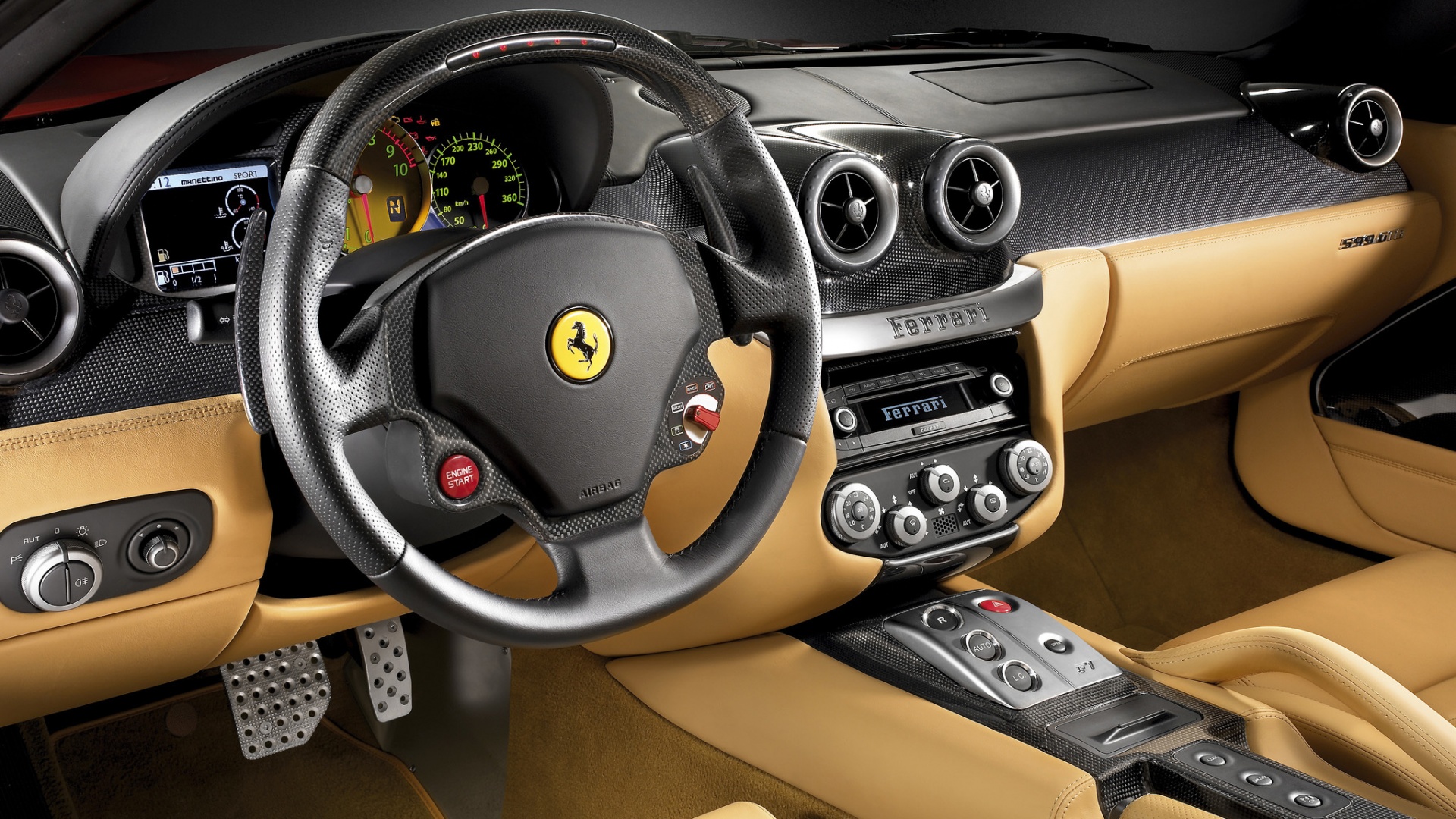 Салон феррари обои