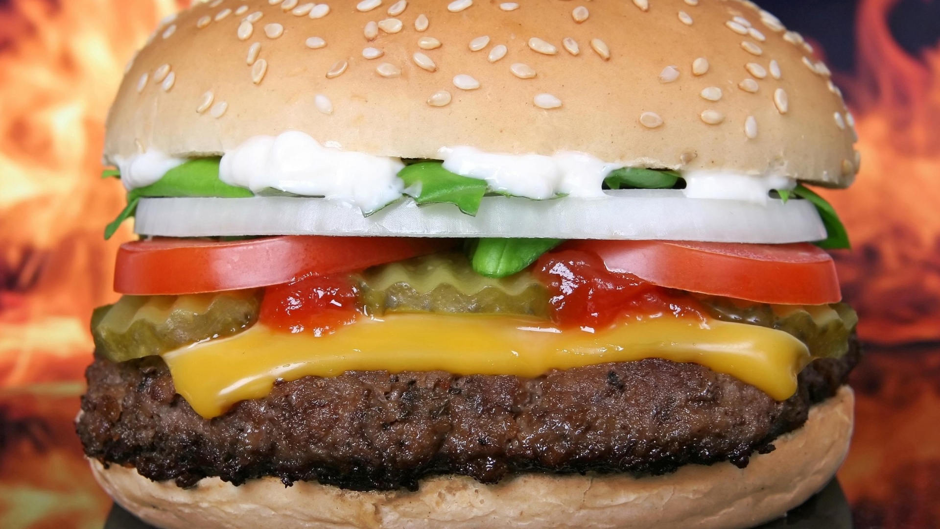 Чизбургер обои