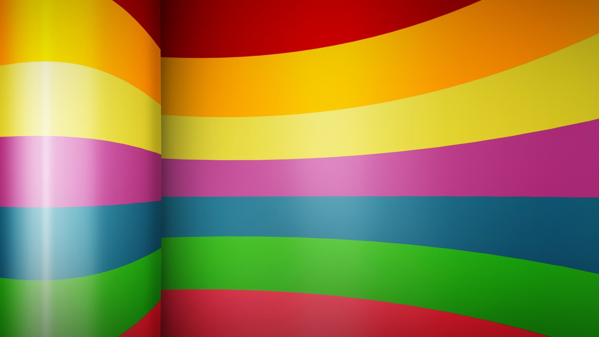 Радужные полосы обои