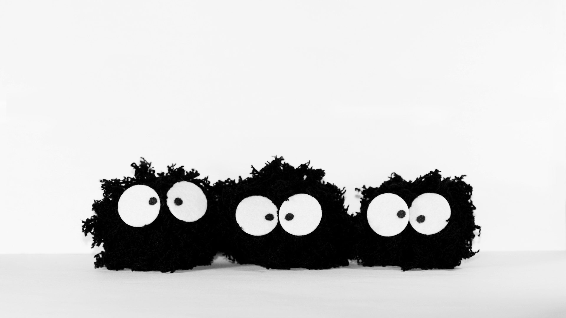 Кляксы с глазами обои