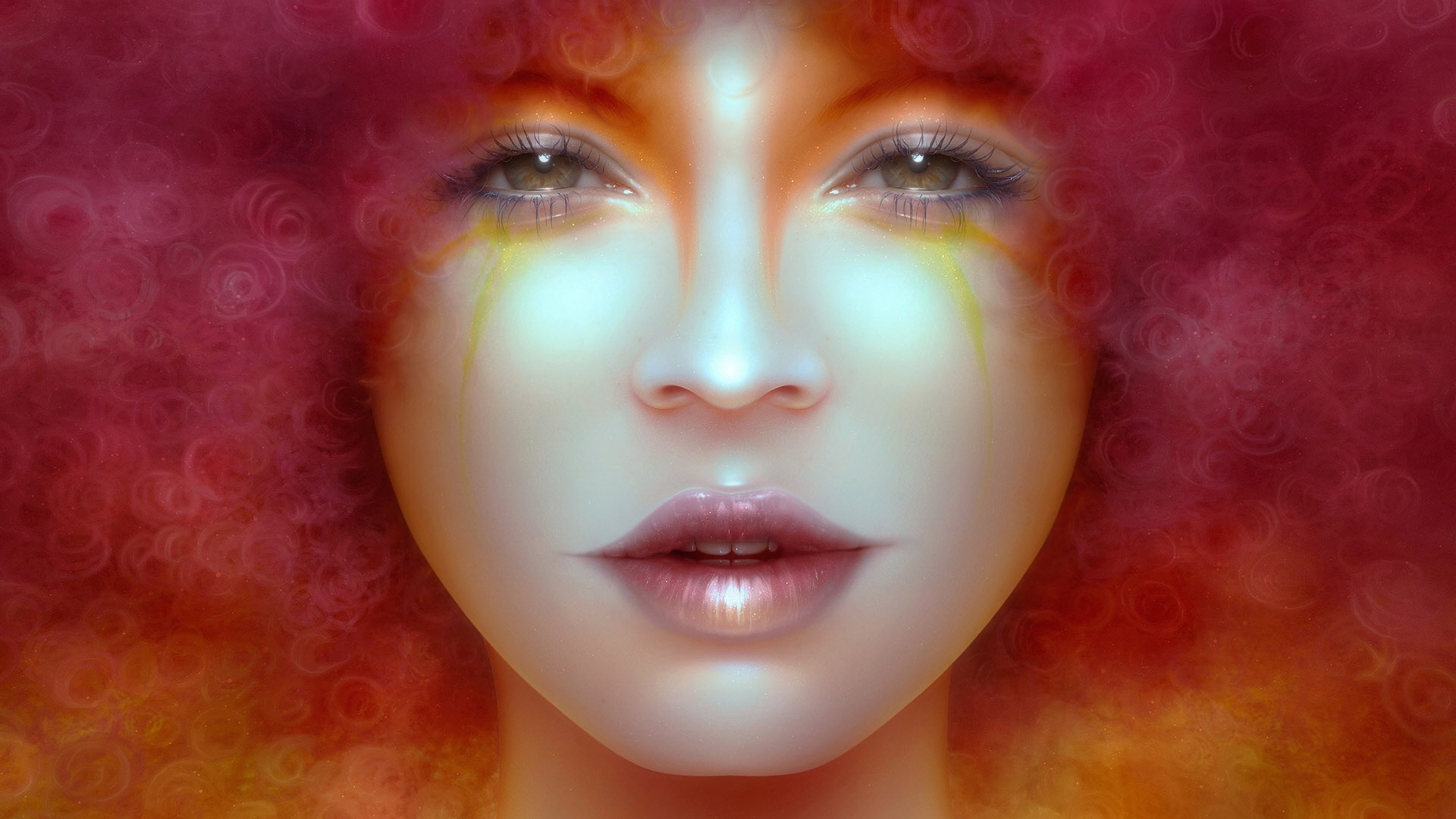 Карамельное личико обои