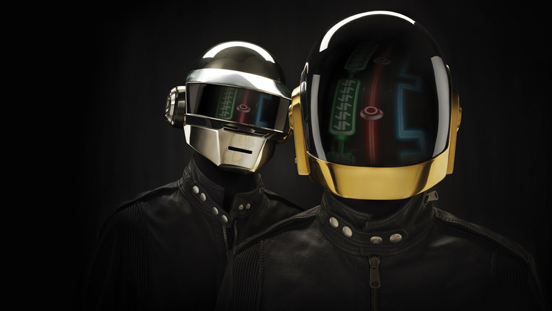 Daft Punk на темном фоне обои