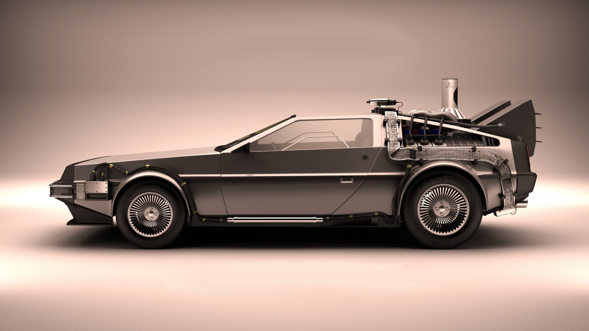 DeLorean машина времени обои
