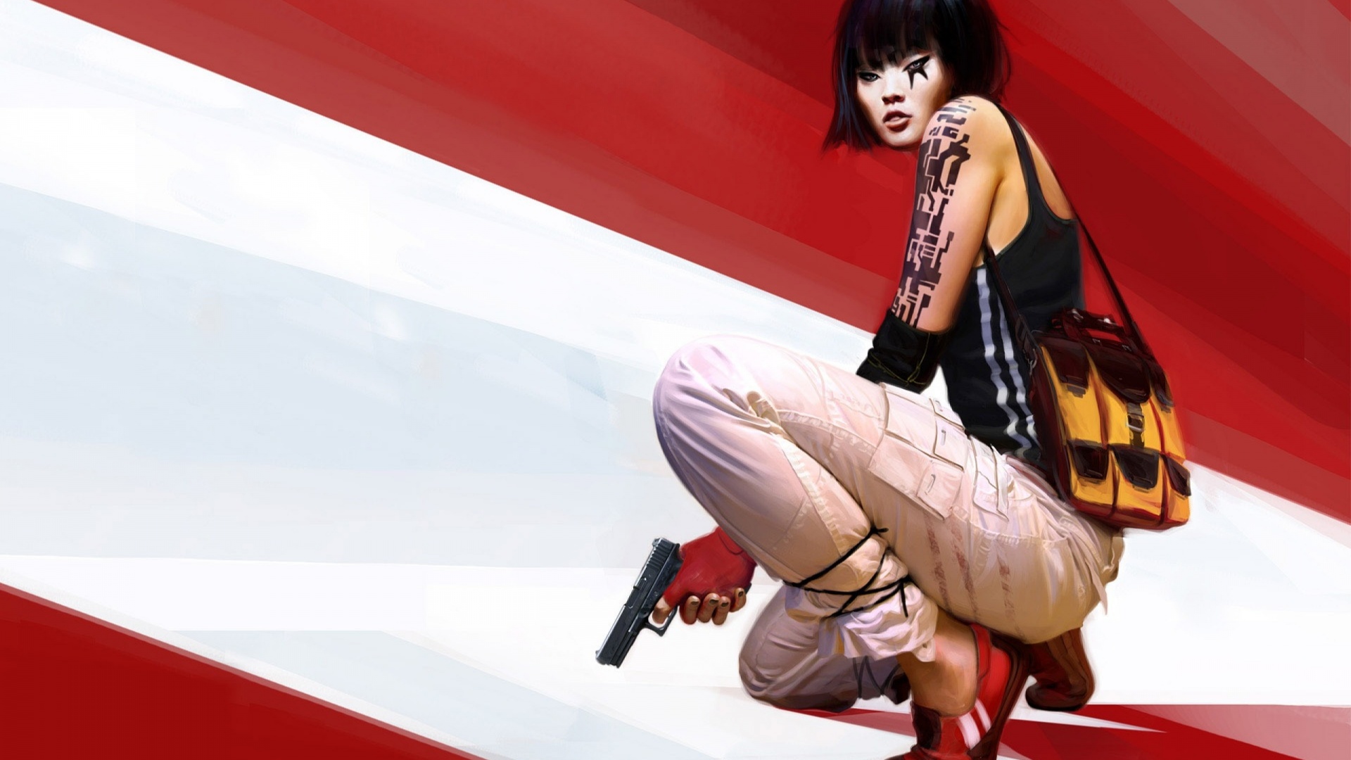 Фейт с пистолетом обои