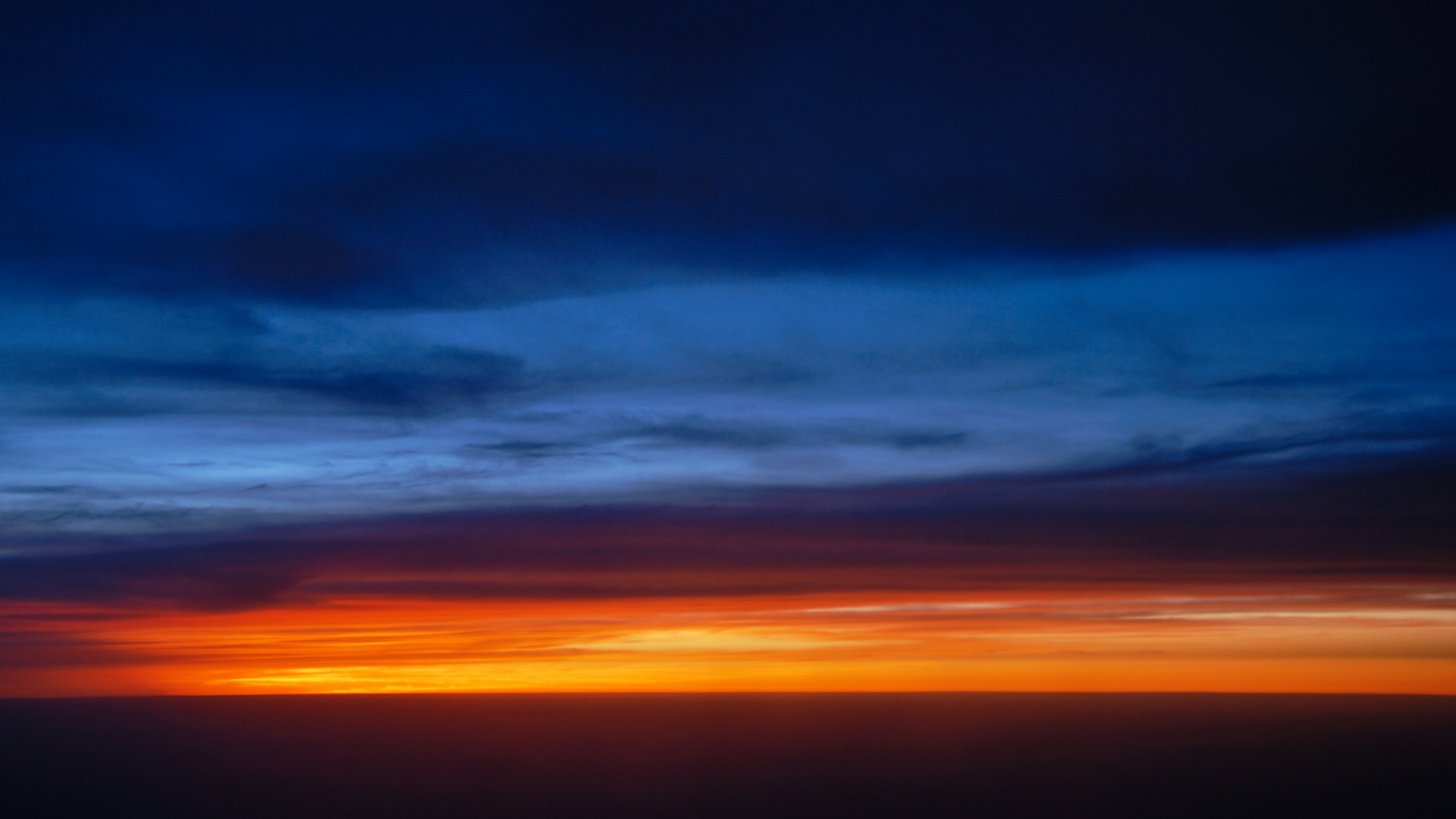 Закатное небо обои