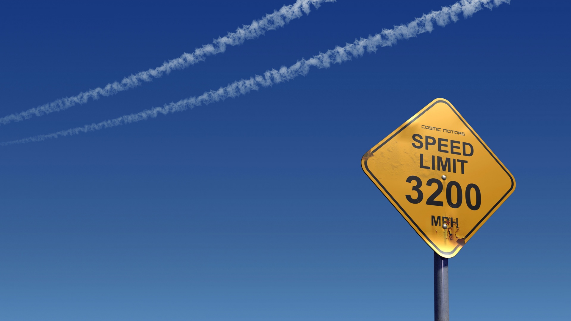 Знак ограничения скорости обои