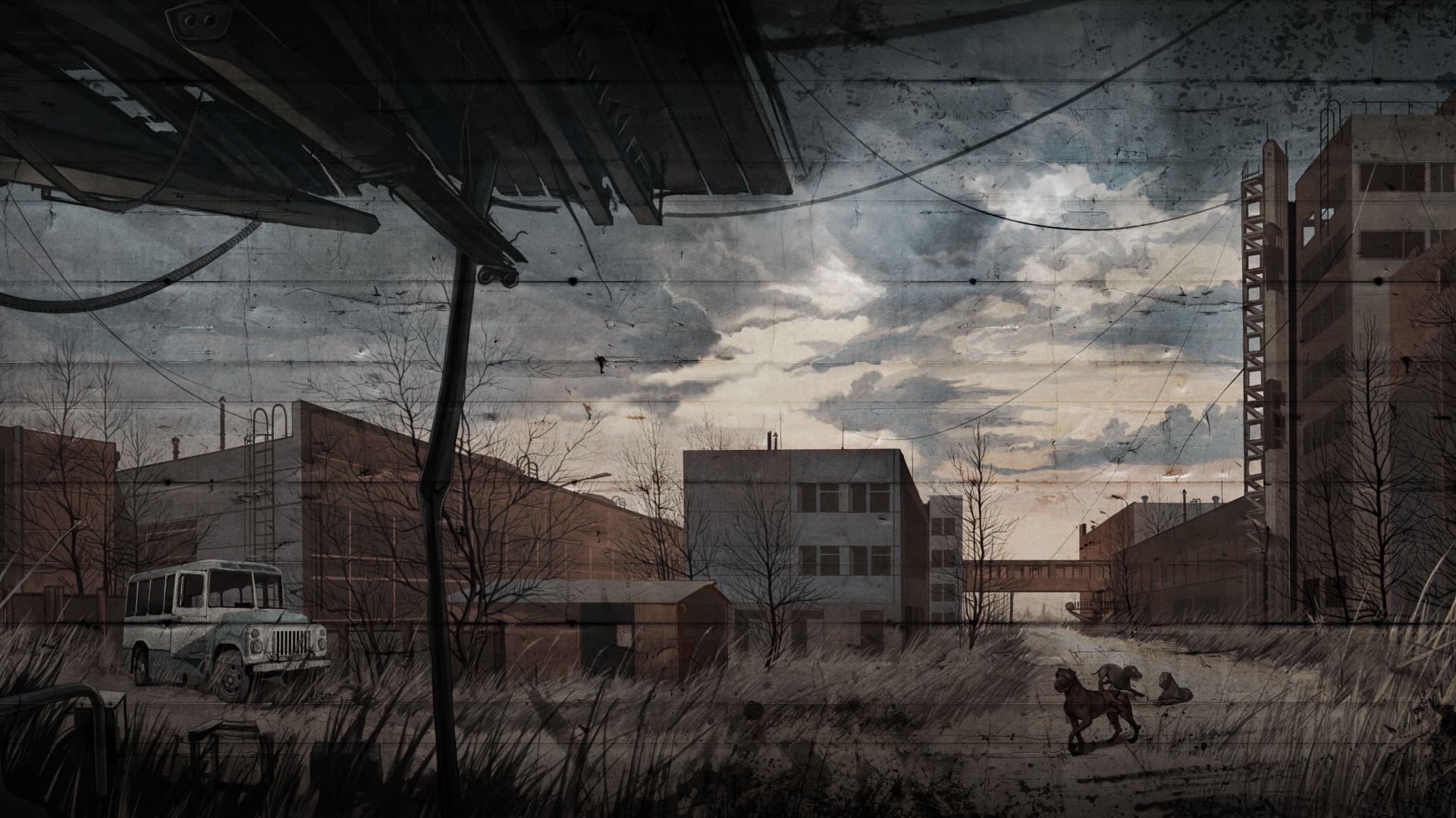 Припять из сталкера обои