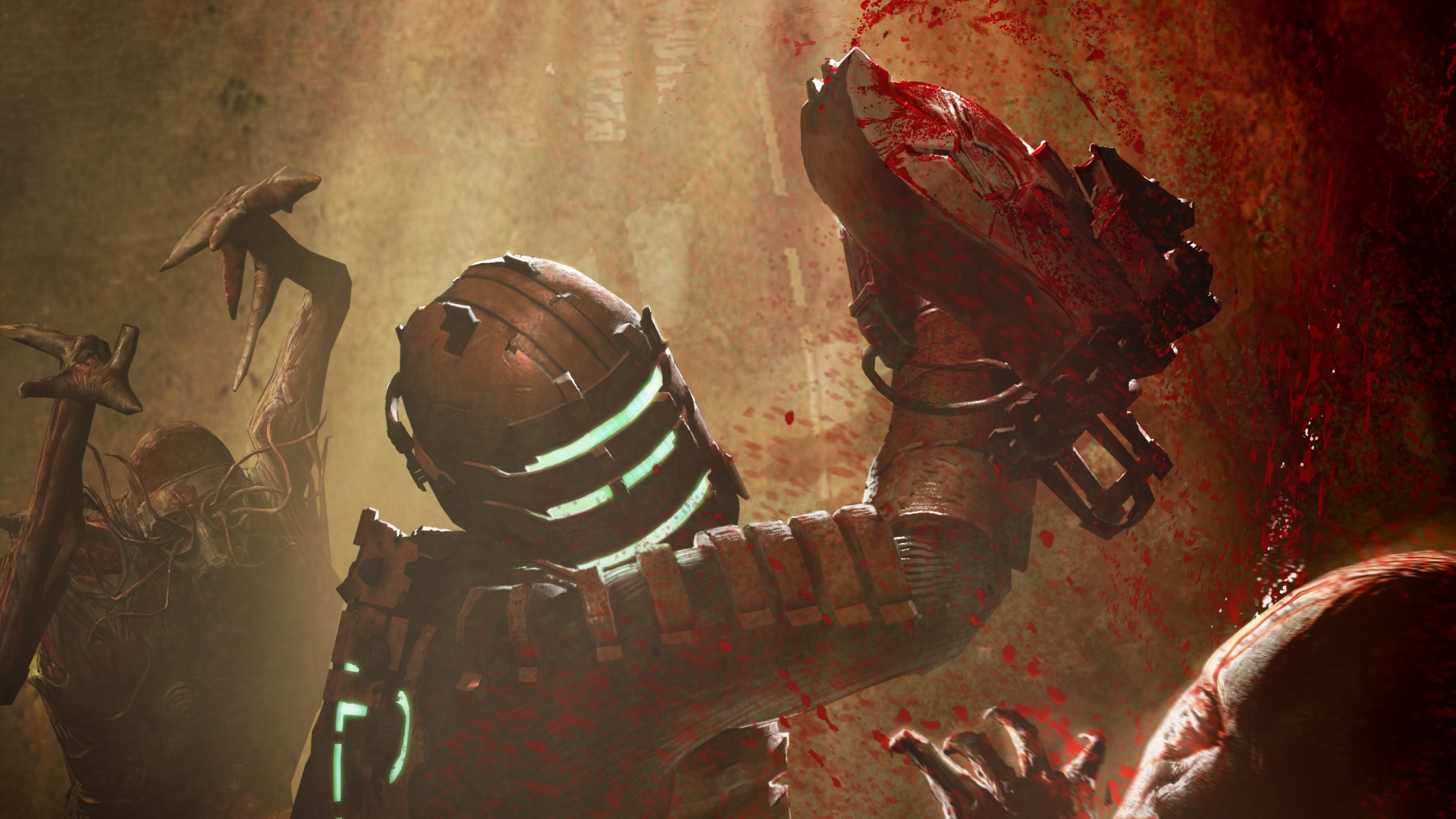 Айзек Кларк выпилил монстра обои