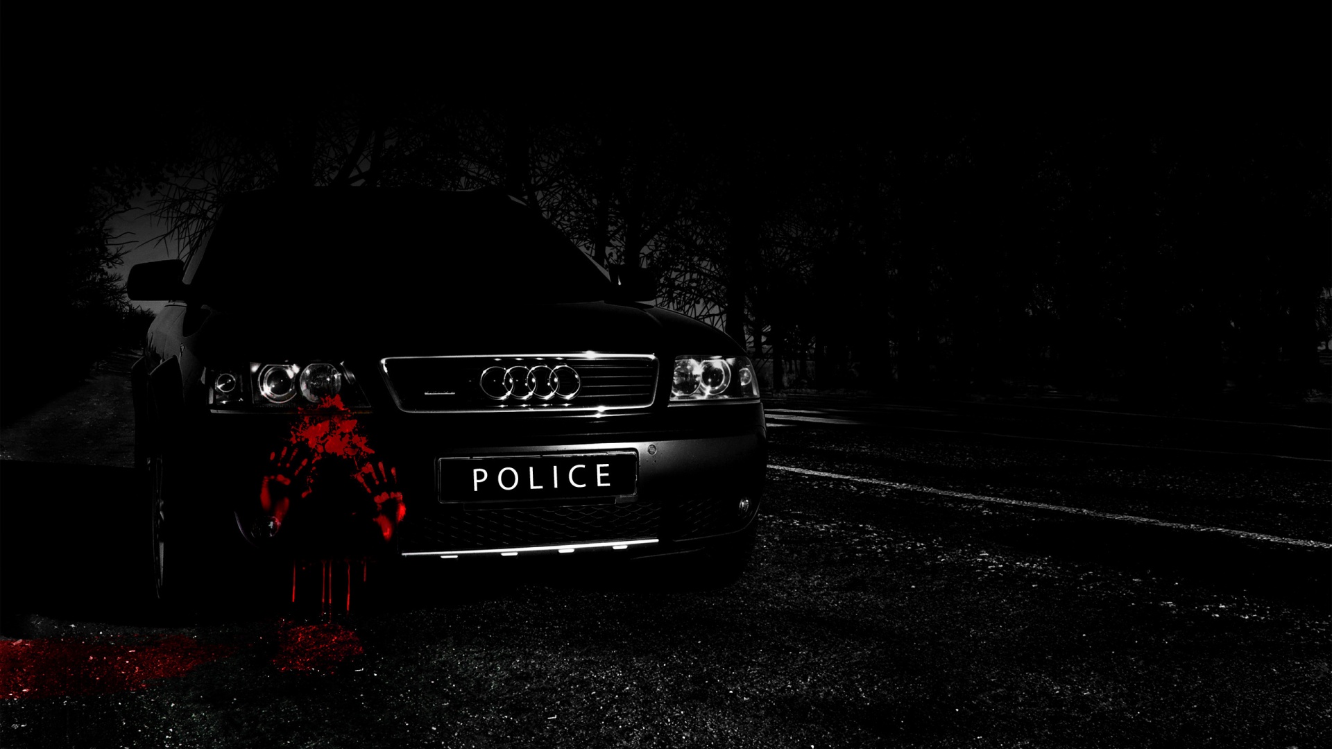 Сбившая человека машина обои