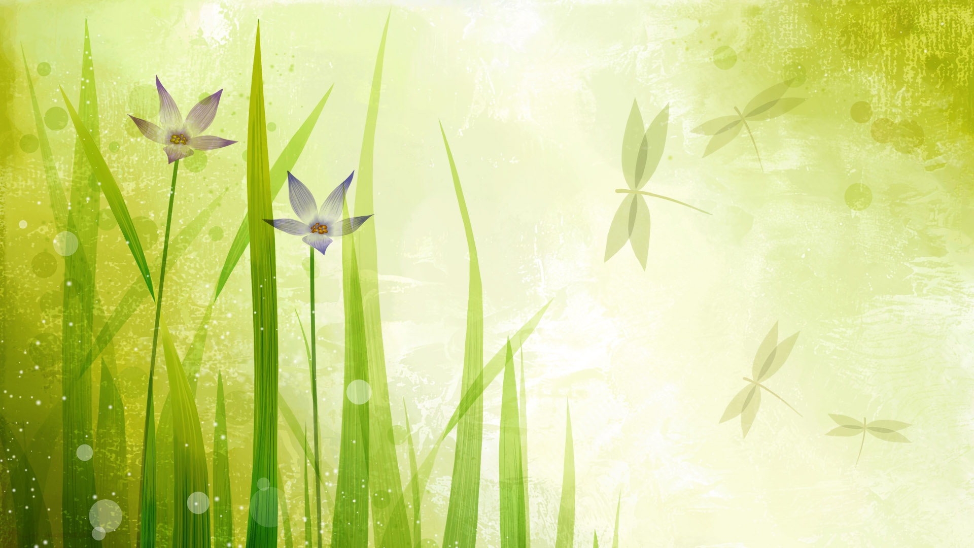 Векторные цветы обои