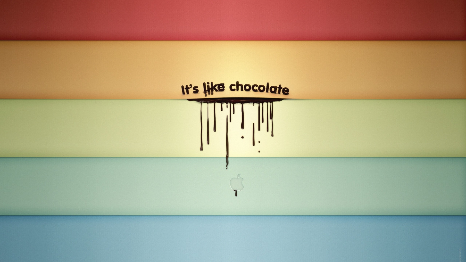 It"s not like chocolate обои