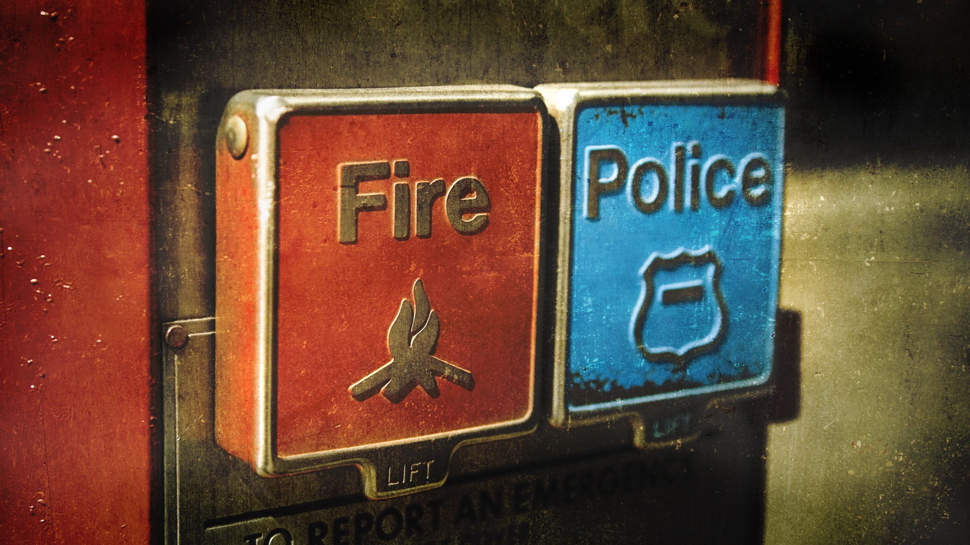 "Экстренные" кнопки обои