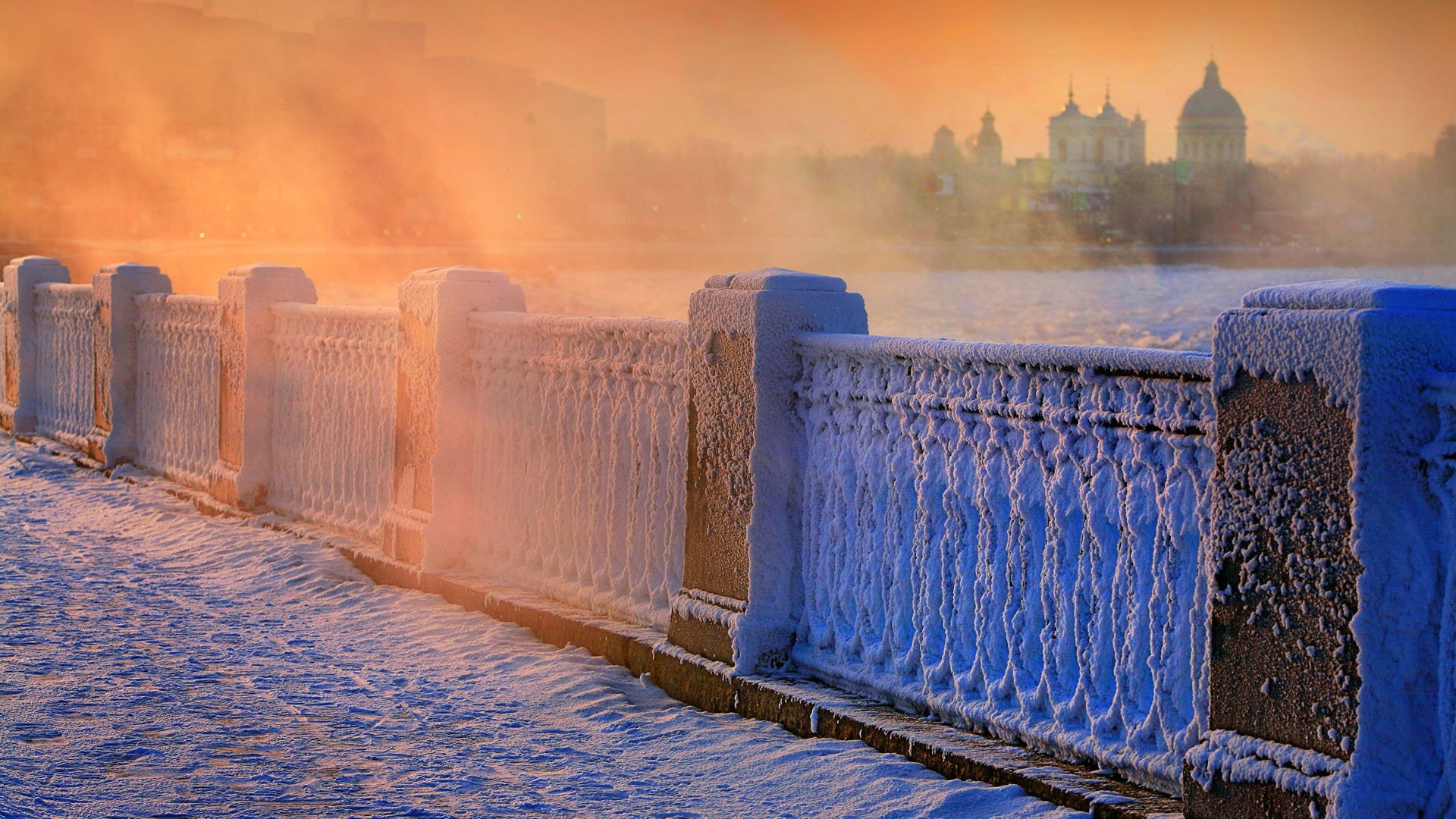 Набережная Невы обои