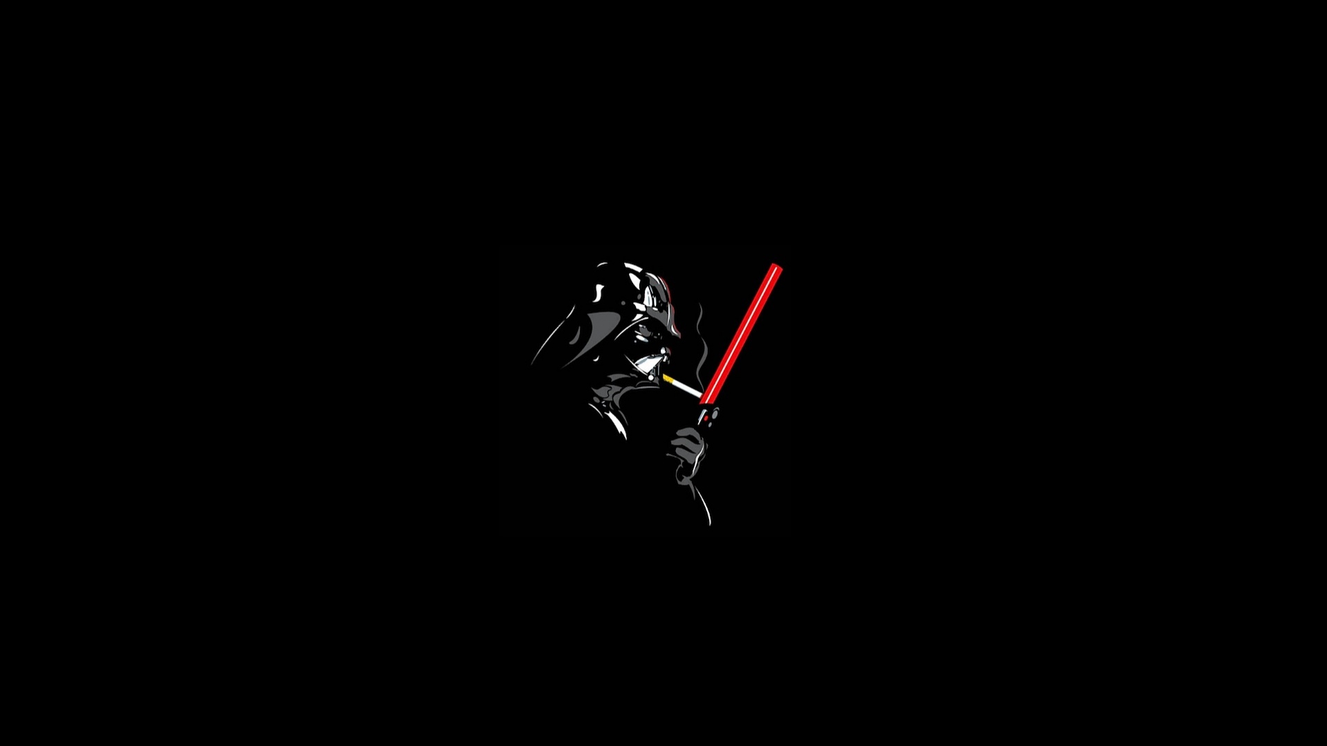 Дарт Вейдер прикуривает от меча обои