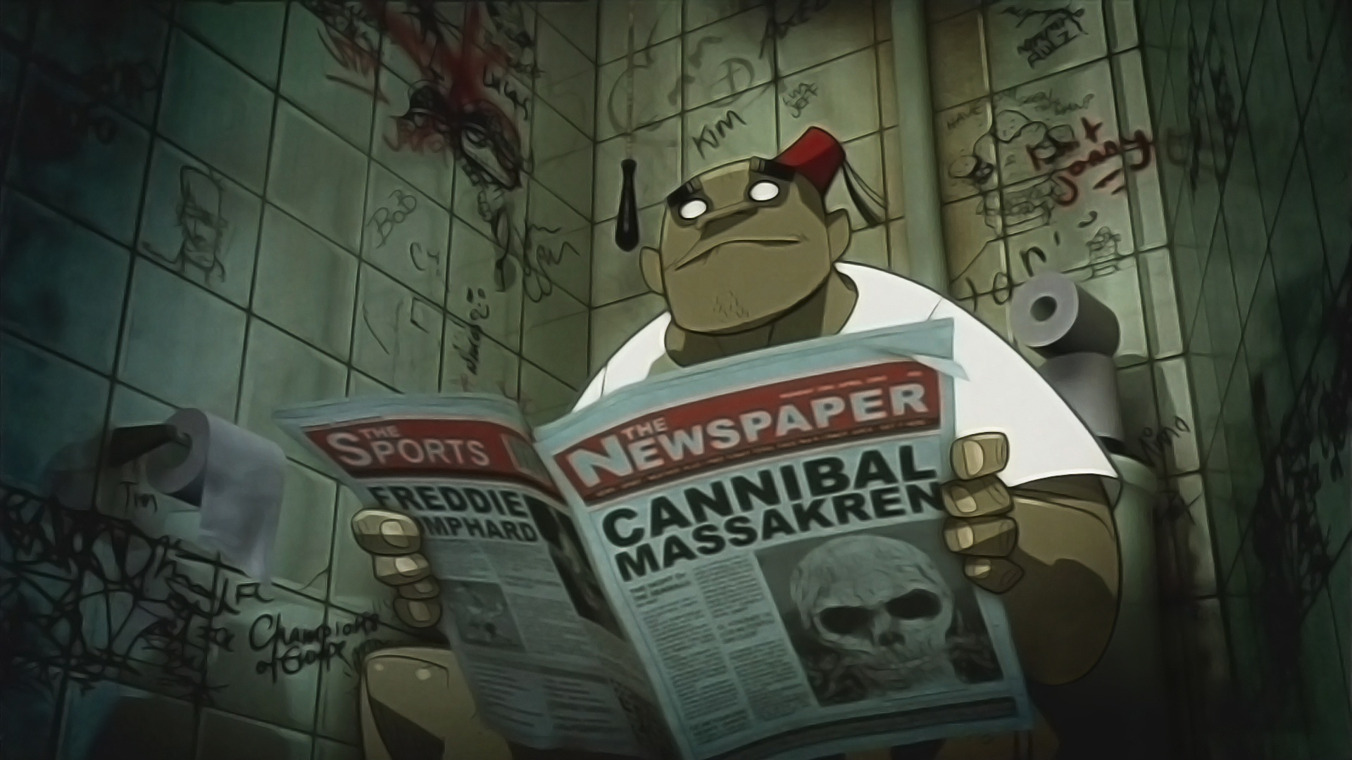 Рассел Хоббс из Gorillaz обои