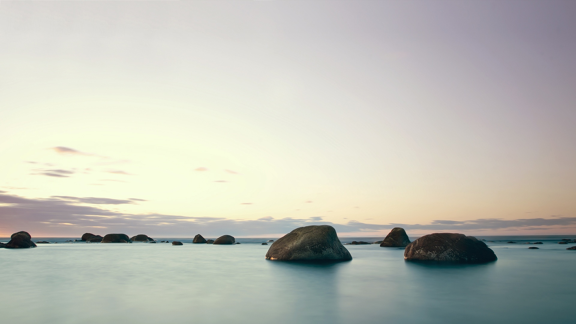 Небо и вода обои