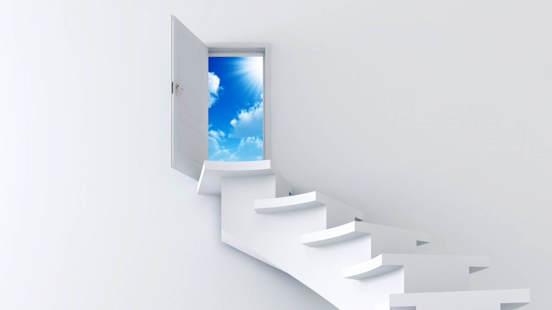 Лестница в небо обои